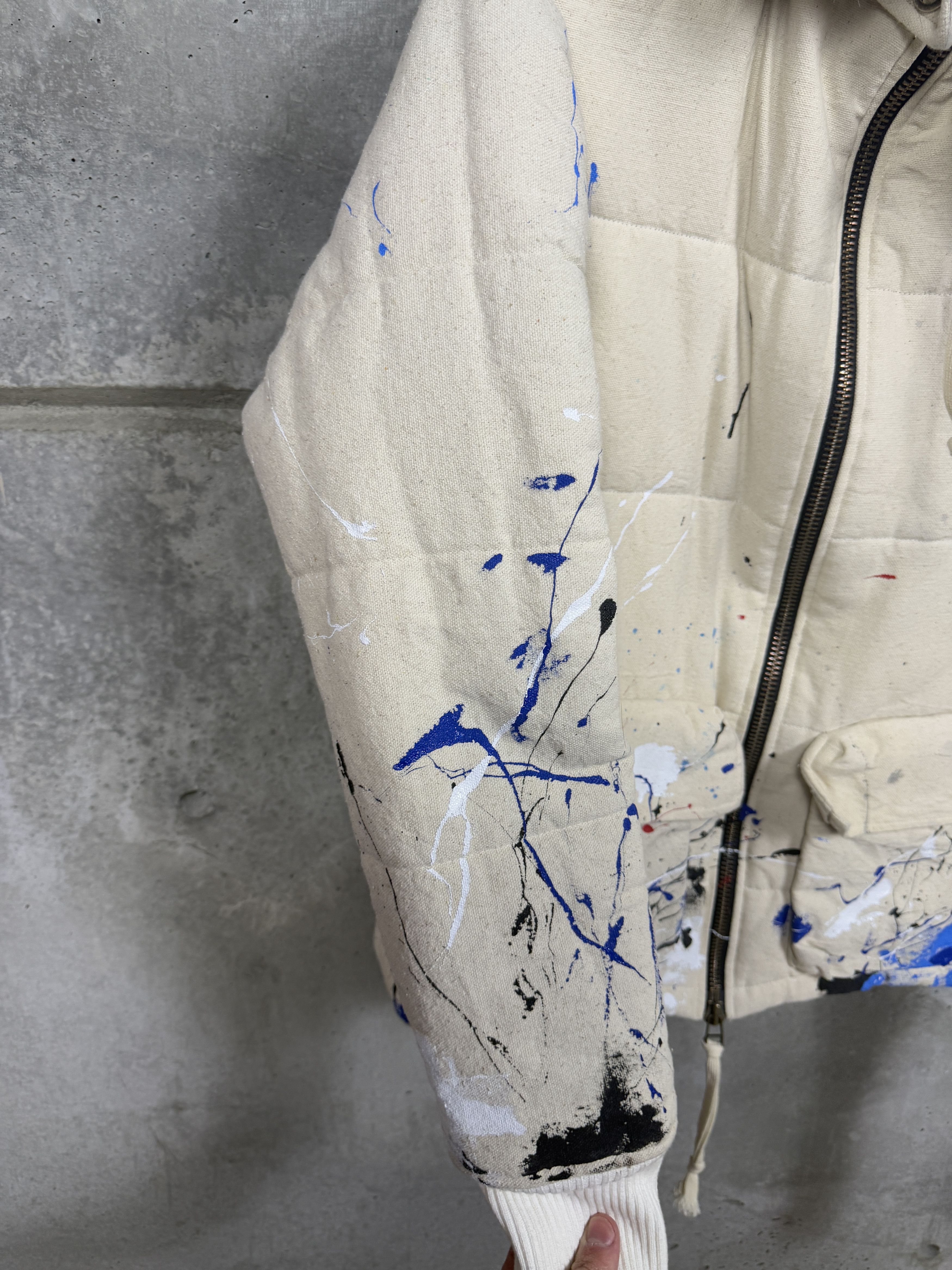 Greg Lauren Greg Lauren Paint Splattered Retro Puffy Parka Size US M / EU 48-50 / 2 - 8 Thumbnail
