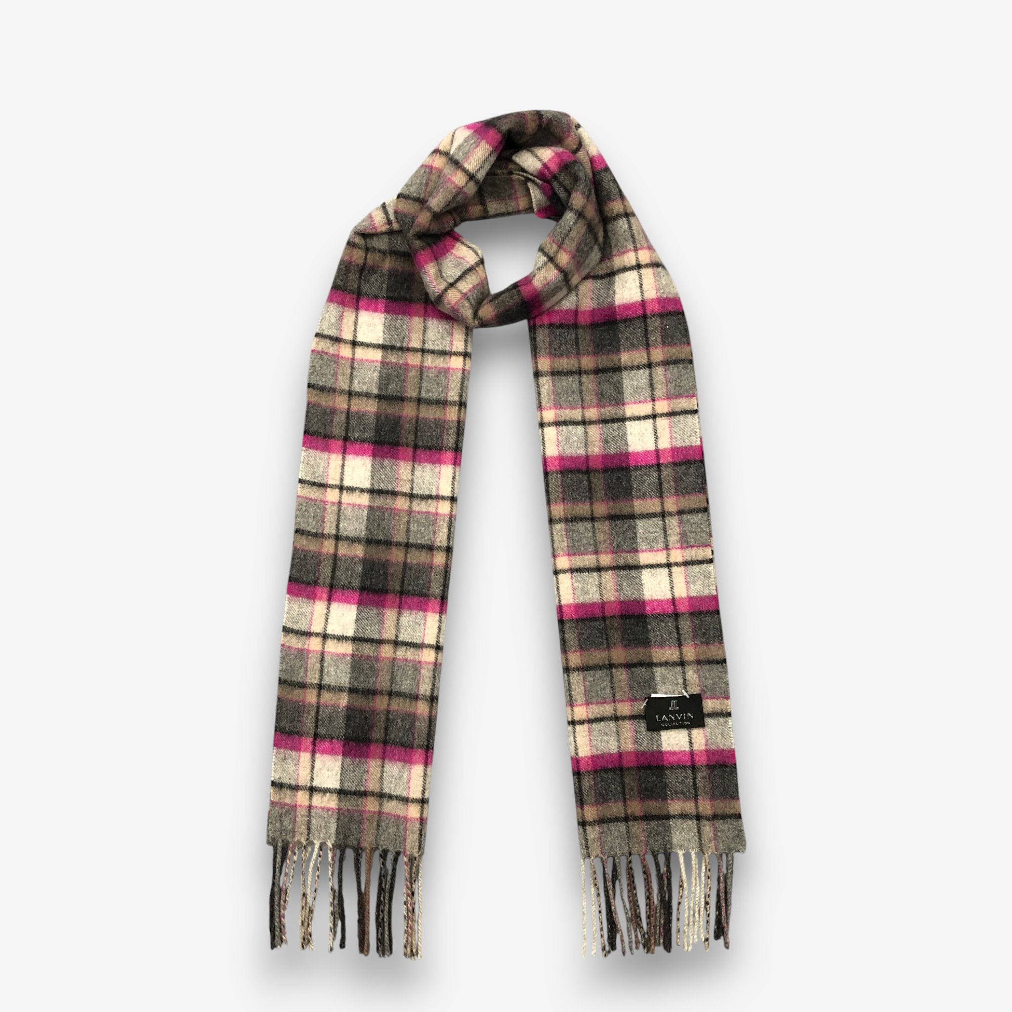Lanvin Vintage Lanvin Scarf Muffler Wool Winter Scarves Size ONE SIZE - 1 Thumbnail