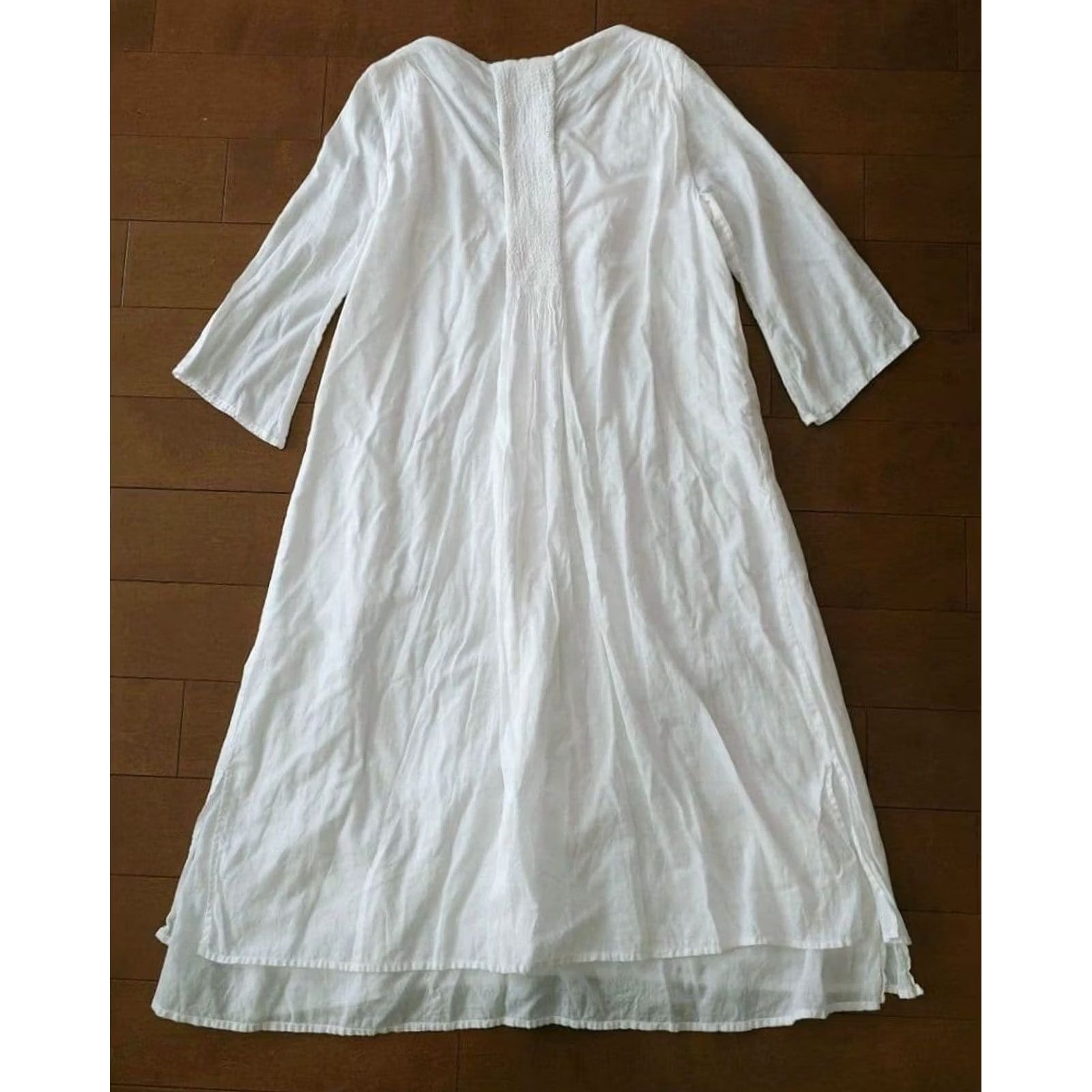 Kapital KAPITAL Womens Dress, Wrap Gauze Size S White simple Casual USED Size S / US 4 / IT 40 - 2 Thumbnail