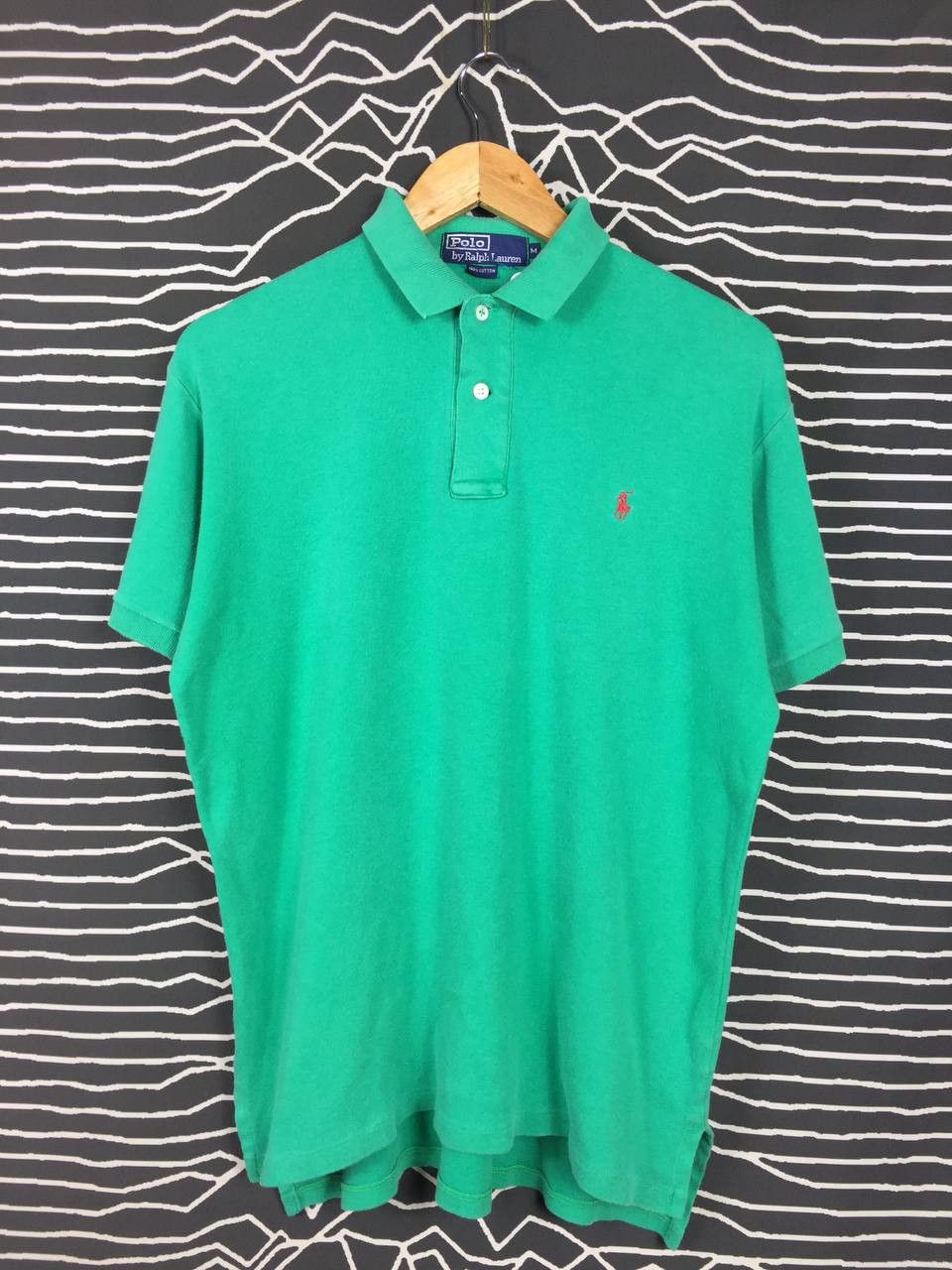 Polo Ralph Lauren × Vintage Vtg Polo Ralph Lauren Small Pony Basic Polo Tee Size US M / EU 48-50 / 2 - 2 Thumbnail