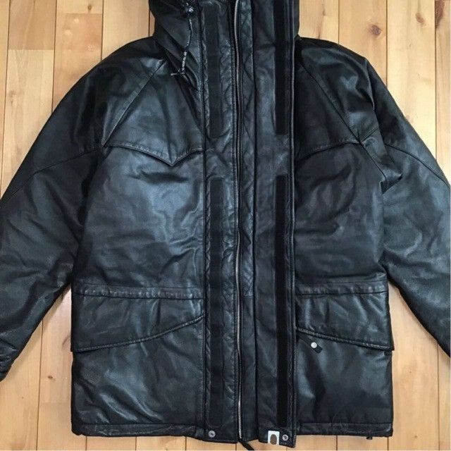 Bape 🔥Vintage🔥 BAPE Cowhide Hoodie Snowboard Down Jacket APE NIGO Size US S / EU 44-46 / 1 - 4 Thumbnail