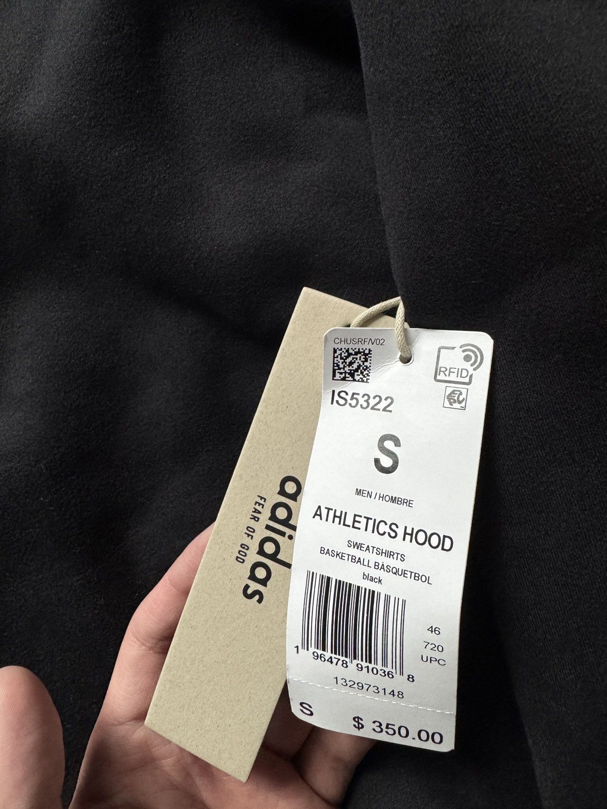 Adidas × Fear of God Fear of god Adidas Athletics Suede Hoodie S Size US S / EU 44-46 / 1 - 3 Thumbnail