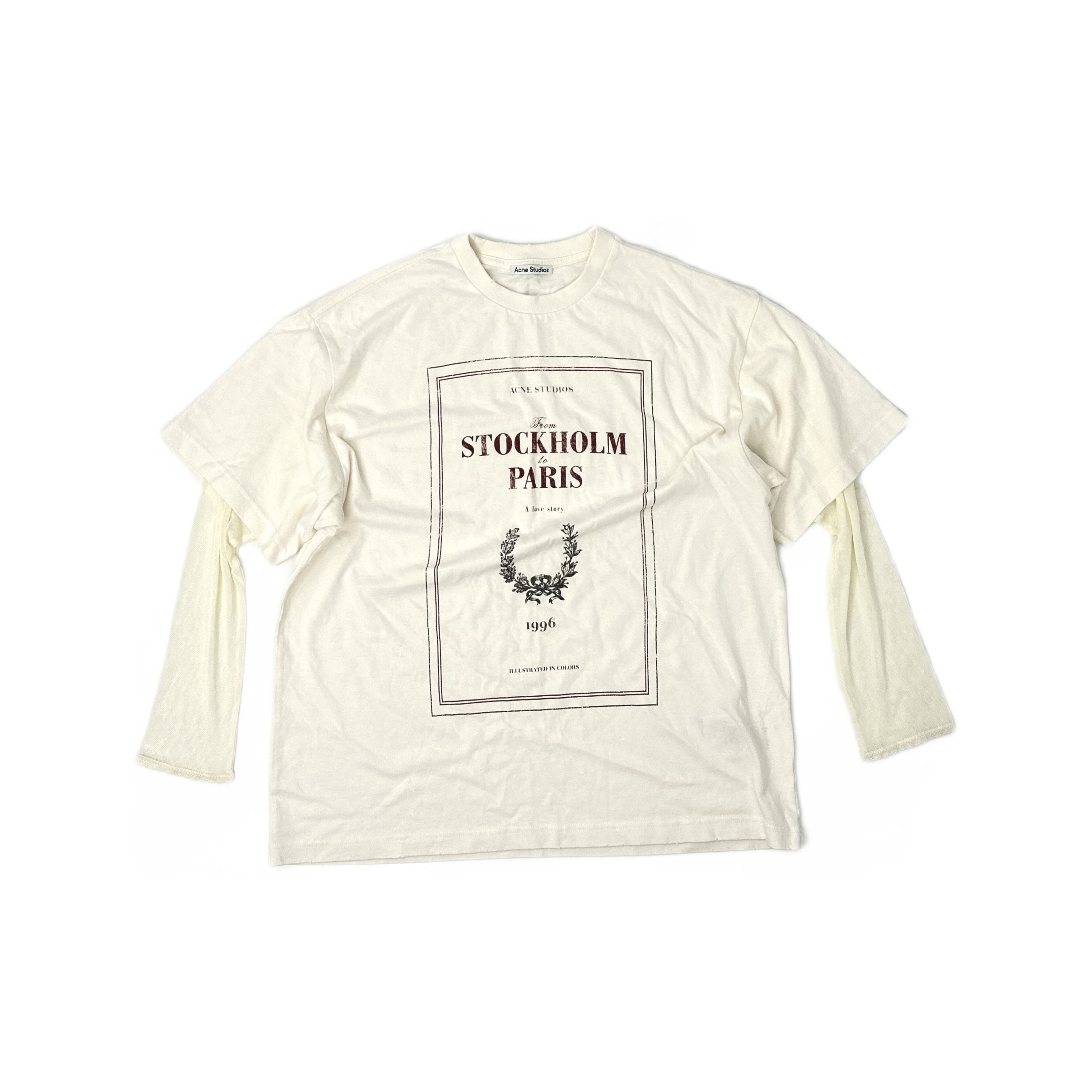 Acne Studios Acne Studios White Long Sleeve T-Shirt | Grailed