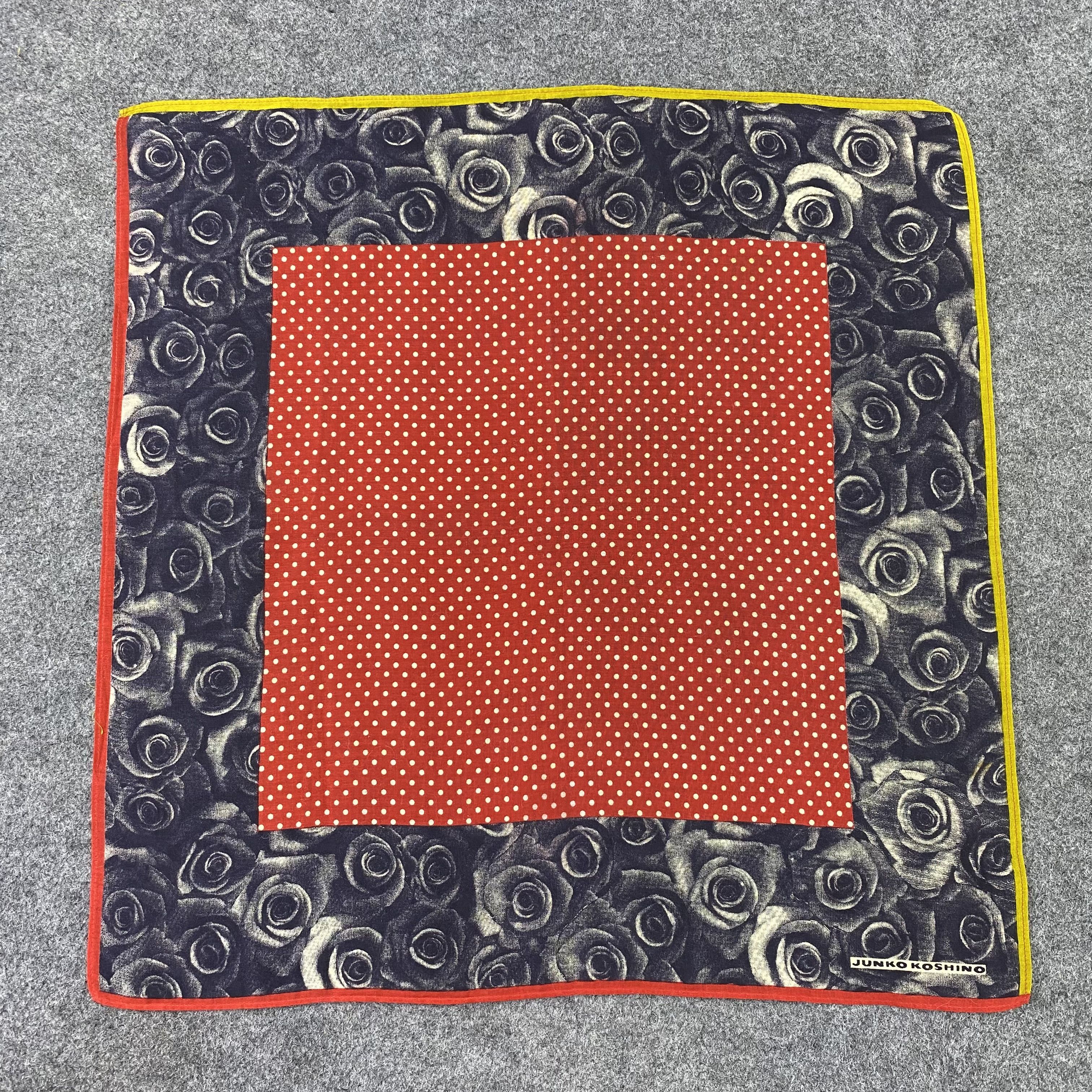 Japanese Brand Junko Koshino Handkerchief / Bandana / Neckerchief-B645 Size ONE SIZE - 3 Thumbnail