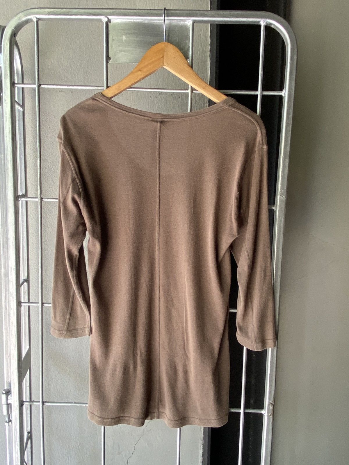 Attachment ATTACHMENT Brown three-quarter sleeve slim-fit T-shirt. Size M / US 6-8 / IT 42-44 - 14 Thumbnail