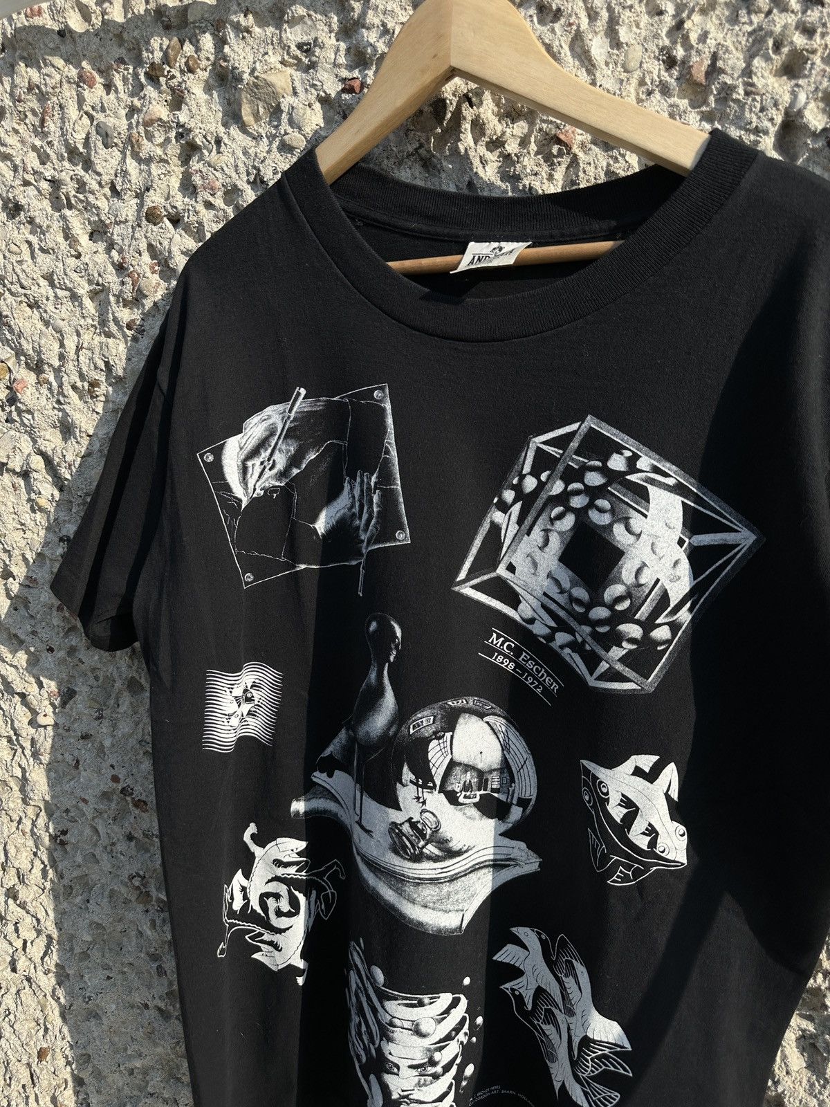 Vintage Vintage MC Escher 90s andazia all over full print Size US XL / EU 56 / 4 - 3 Thumbnail