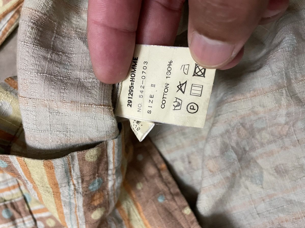 Designer × If Six Was Nine × Japanese Brand 291295 Pour Homme Button Up Shirt Made in Japan Punk Design Size US M / EU 48-50 / 2 - 5 Thumbnail