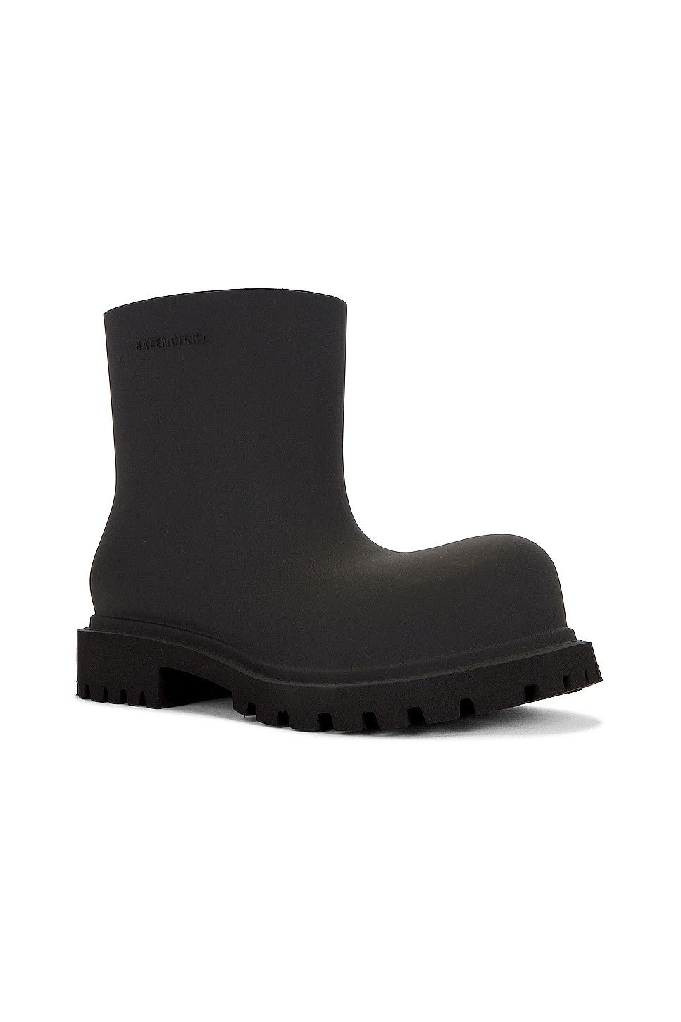 Balenciaga o1y0625 Rubber Ankle Boots in Black Size US 6 / IT 36 - 2 Thumbnail