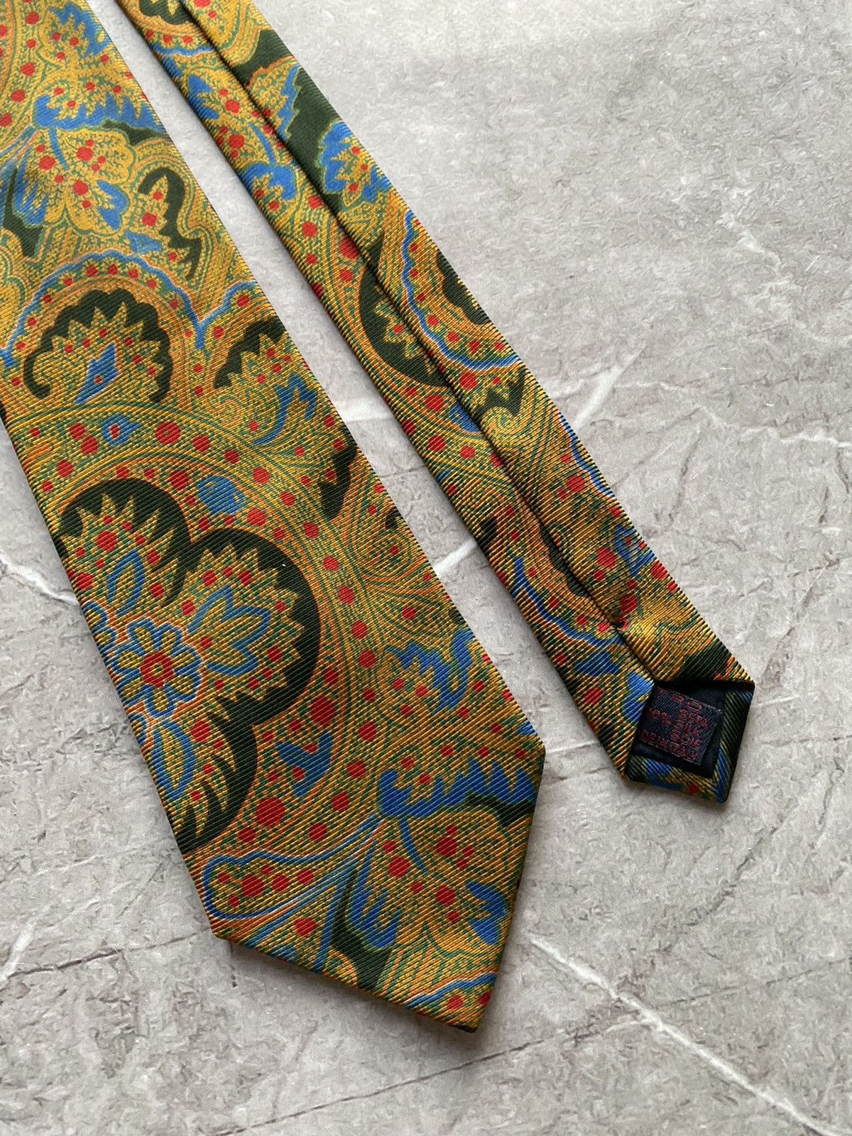 Etro Rare Etro Milano 100% Silk Tie Made in Italy Size ONE SIZE - 3 Thumbnail