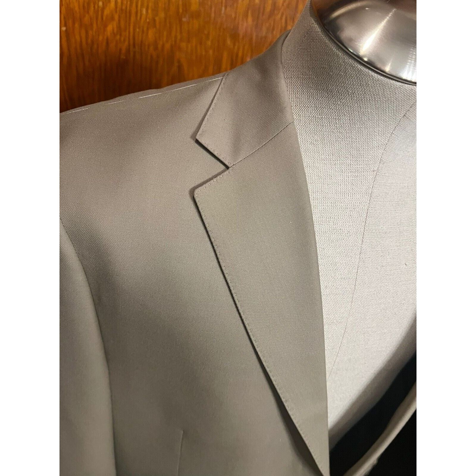 Hart Schaffner Marx Hart Schaffner Marx Beige Sport Coat Blazer Jacket Size 48L Size 48L - 4 Thumbnail