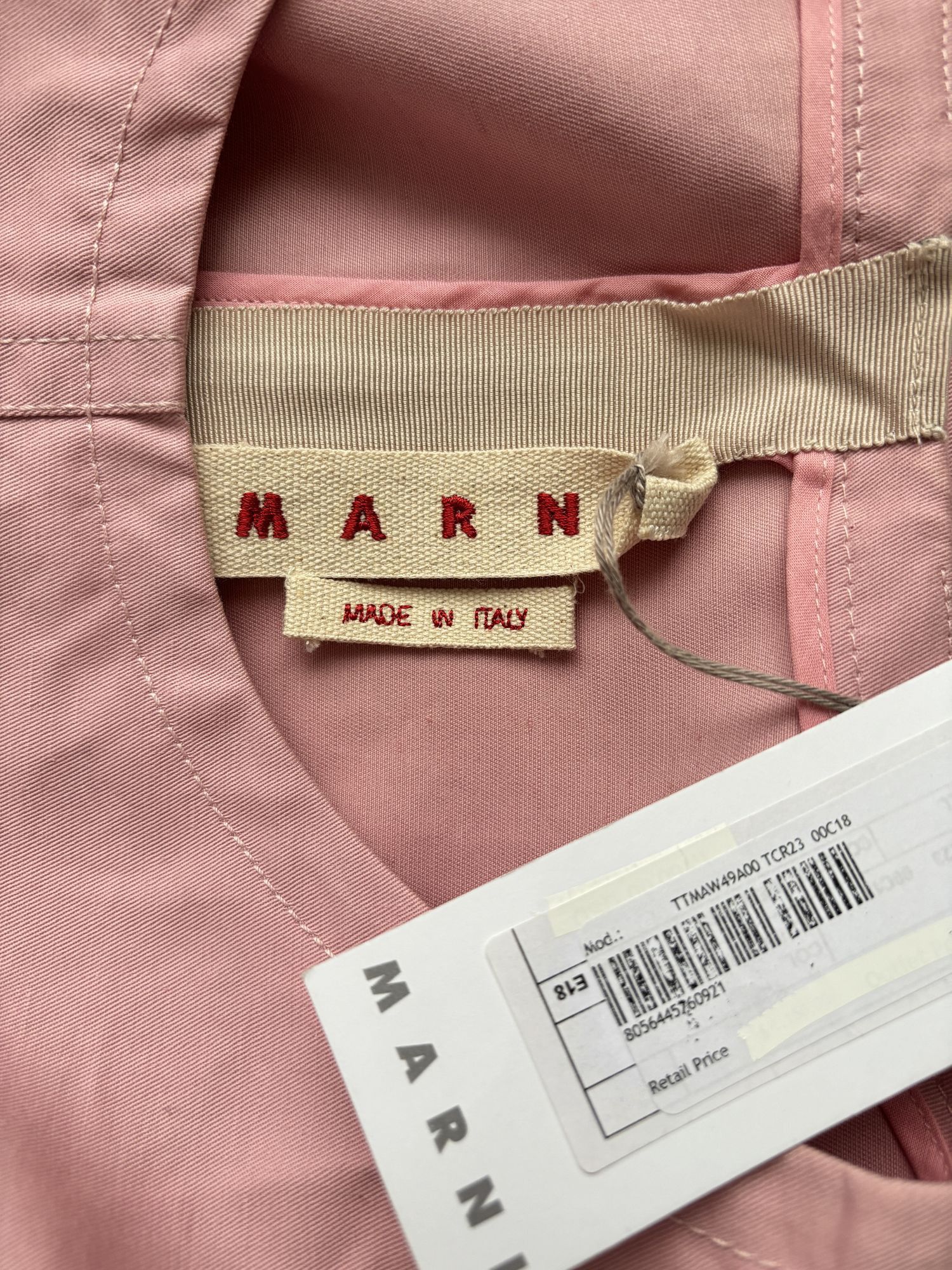Marni ⚡️QUICK SALE⚡️Marni Pink Flared Tank Top with Back Zipper Size XL / US 12-14 / IT 48-50 - 3 Thumbnail