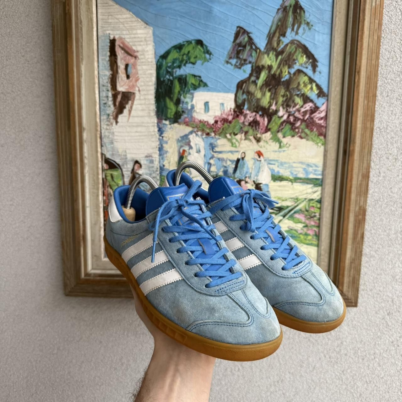 Adidas Adidas Hamburg Sneakers Shoes Vintage y2k Size US 9.5 / EU 42-43 - 2 Thumbnail