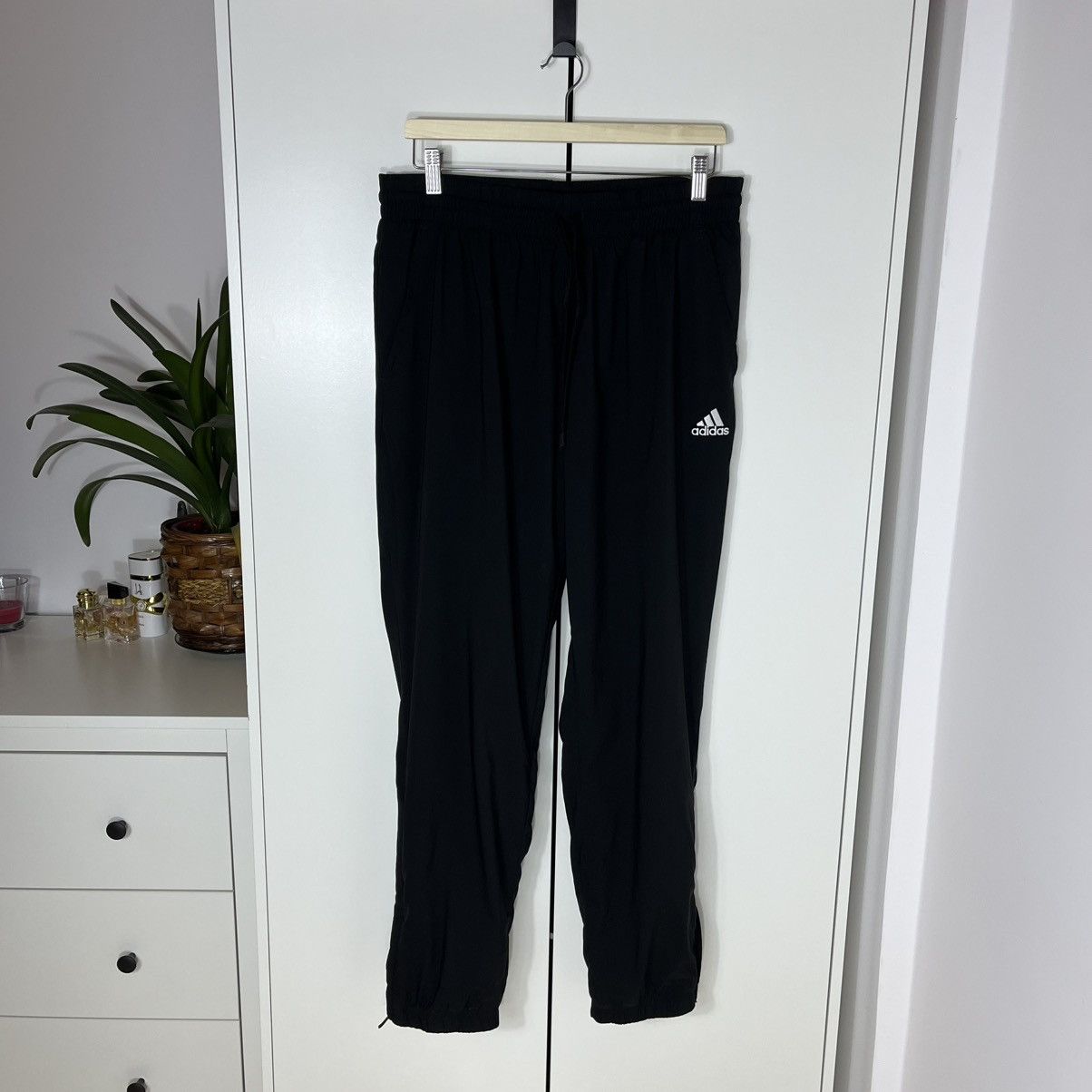 Adidas Adidas Black Sweatpants Streetwear Sport Size US 32 / EU 48 - 1 Thumbnail