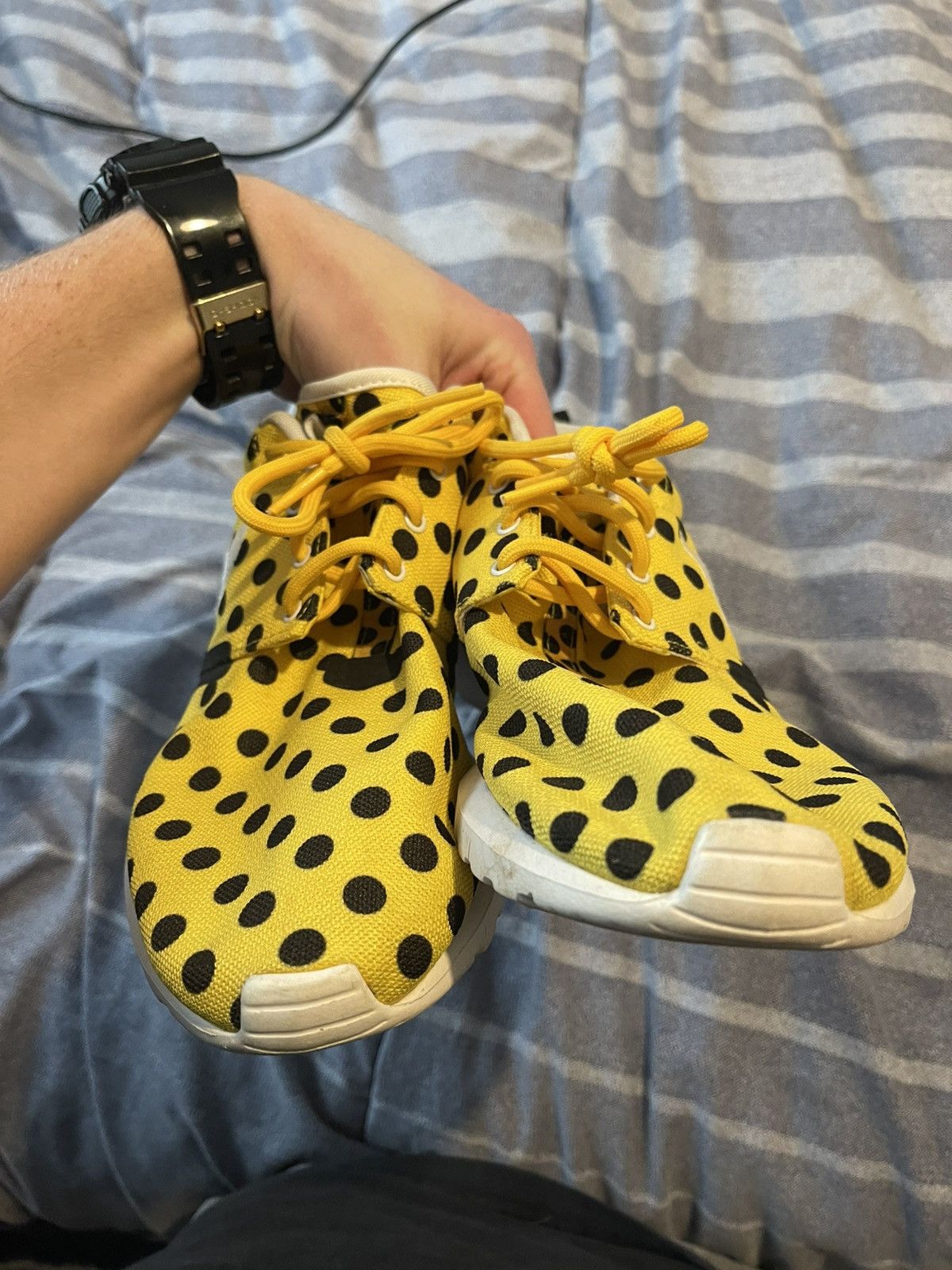 Nike Roshi Run Polka Dot Pack Yellow Size US 9.5 / EU 42-43 - 9 Thumbnail