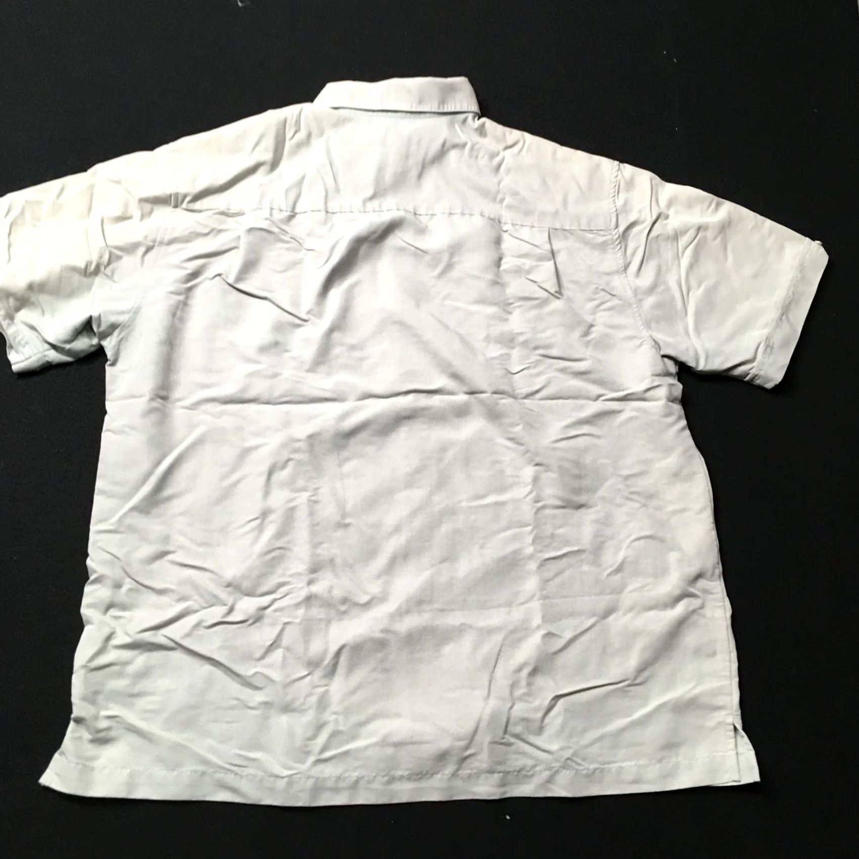 Vintage Centro Button Down Camp Shirt Men’s XL Charlie Sheen Martini Rayon Beige Size US XL / EU 56 / 4 - 7 Thumbnail