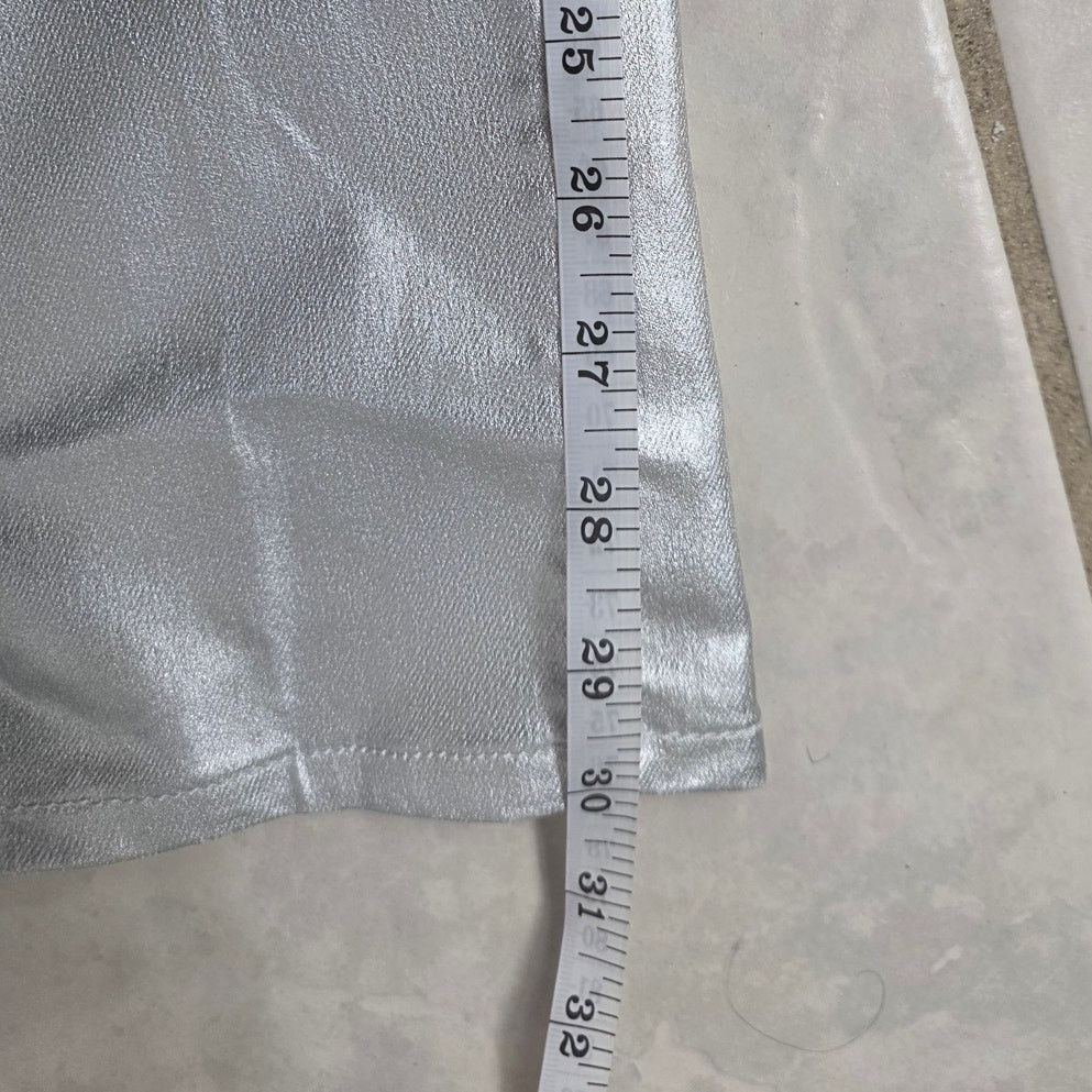 Other Skye's The Limit Silver Slim Leg Pants - Size 6 Size 28" / US 6 / IT 42 - 7 Thumbnail