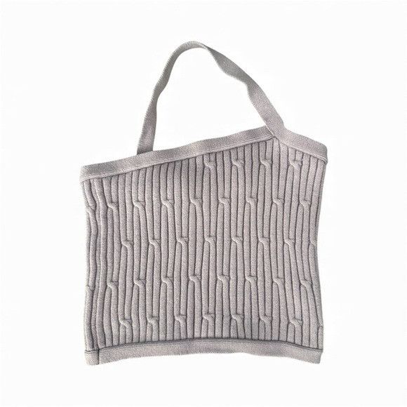 Other Queen of Jetlags x NA-KD Lavender One Shoulder Knit Cropped Size M / US 6-8 / IT 42-44 - 5 Thumbnail