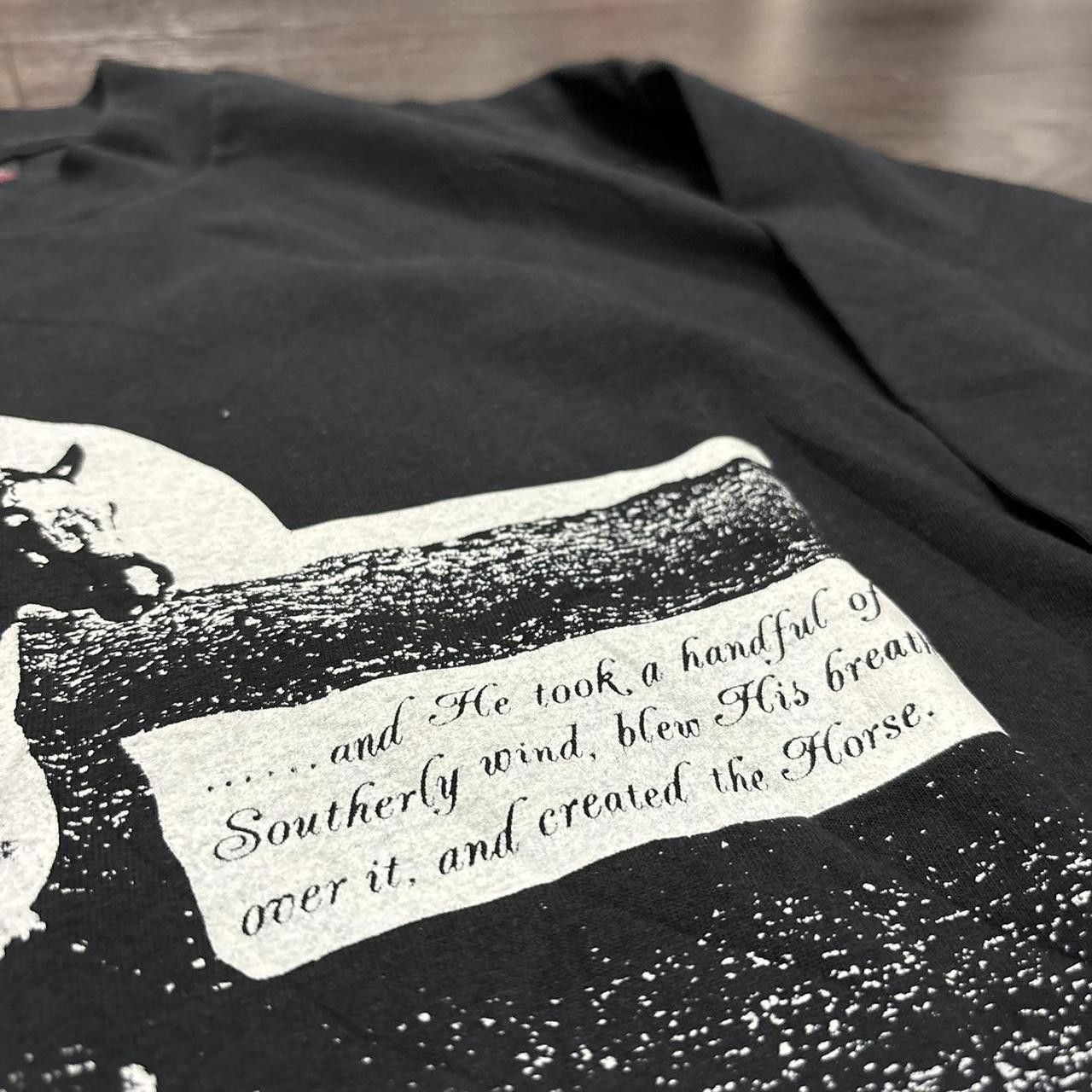 Hanes Vintage the Arabian quote horse long sleeve t shirt 90s L Size US L / EU 52-54 / 3 - 2 Thumbnail