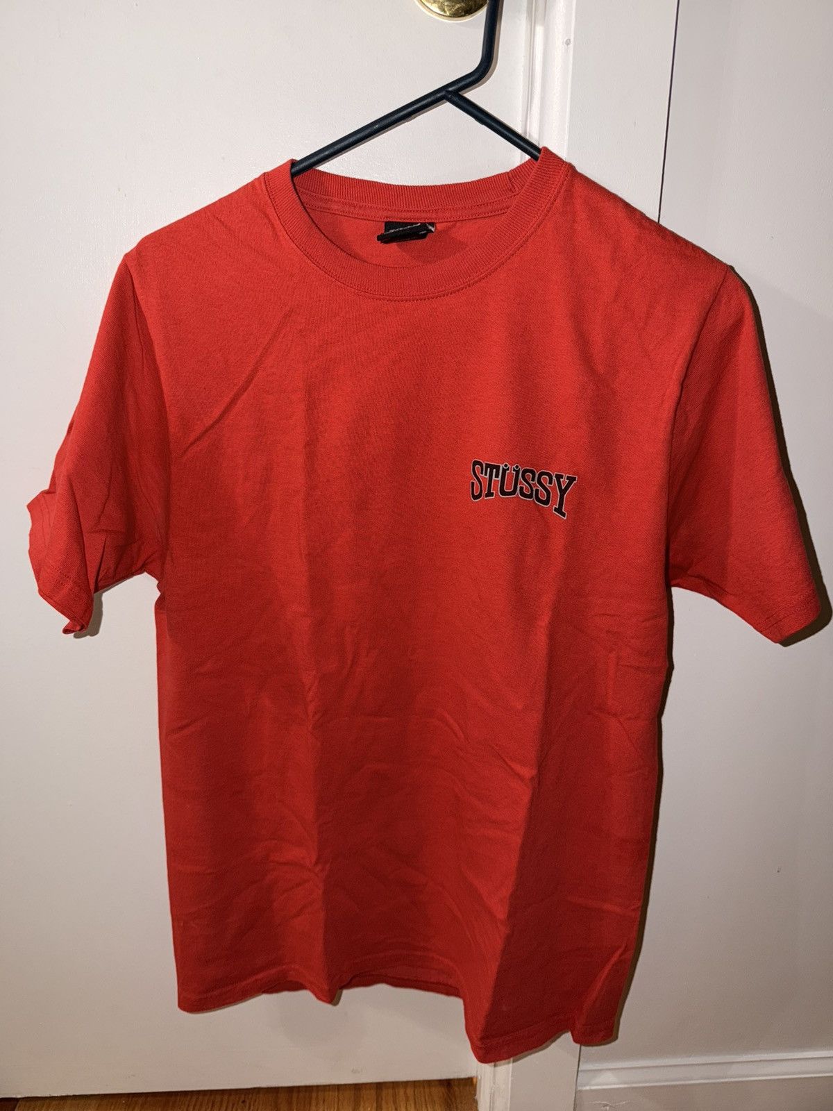 Stussy Red stussy t shirt Size US S / EU 44-46 / 1 - 1 Thumbnail