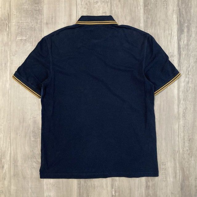 Bape × Fred Perry BAPE × FRED PERRY Polo Shirt blue camo a bathing ape Size US M / EU 48-50 / 2 - 5 Thumbnail