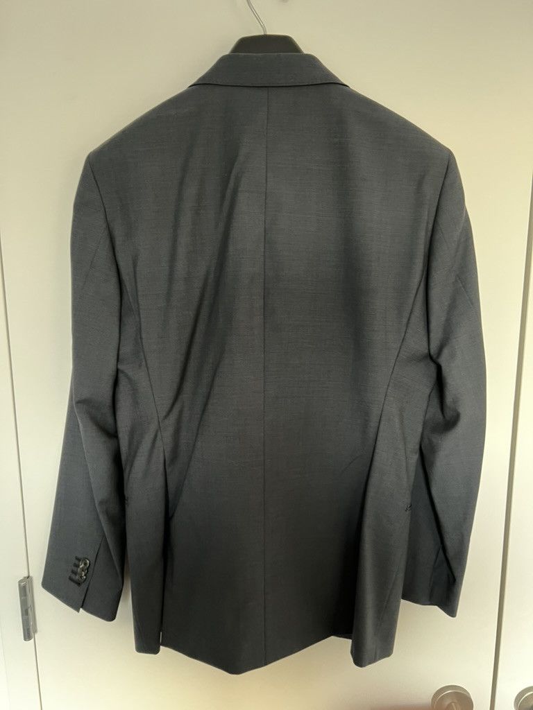 Club Monaco Grant Slim Fit Steel Blue/Grey Suit Size 38R - 4 Thumbnail