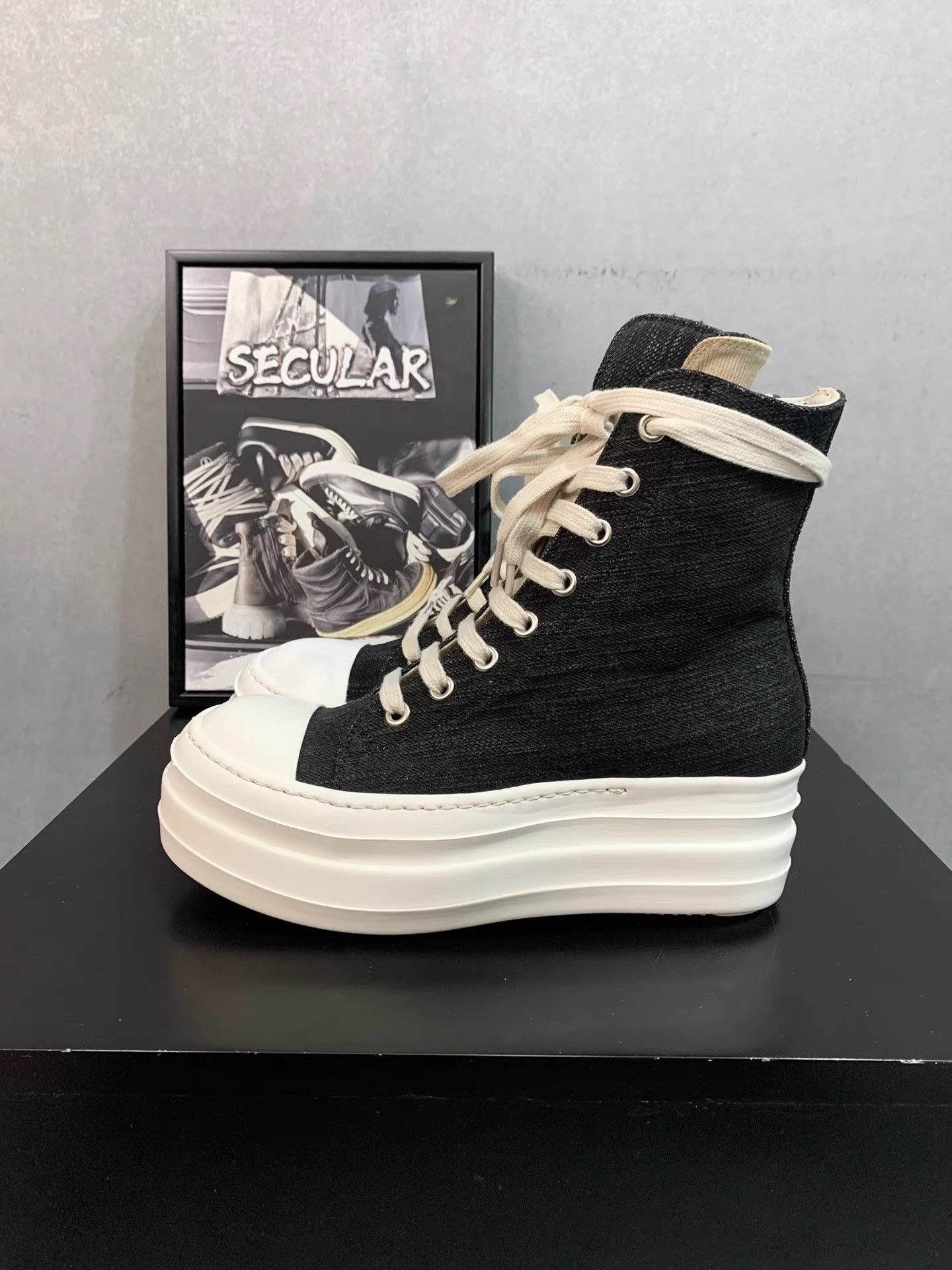 Rick Owens Rick Owens Double Sole Big Converse K34 Size US 6 / IT 36 - 4 Thumbnail