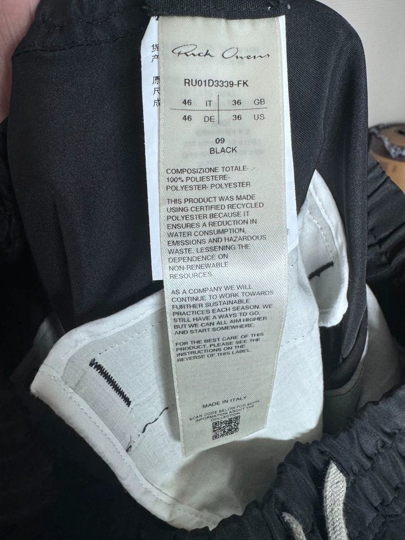 Rick Owens Rick Owens 24SS Nylon pants 2501-Nextarrow Size US 30 / EU 46 - 4 Thumbnail