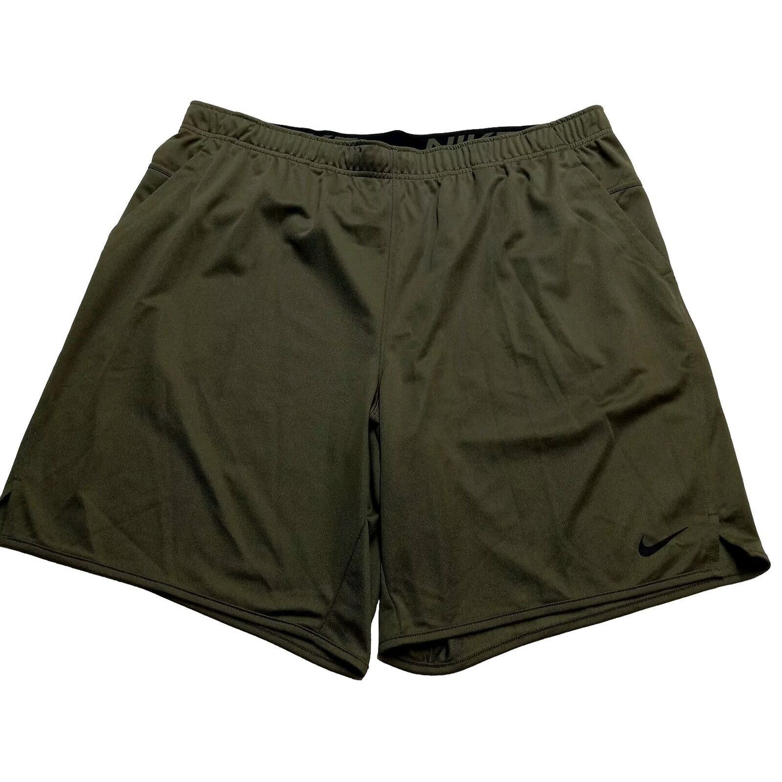 Nike Nike Shorts Men s 2XL Totality 9 Olive Green Dri Fit Gym Grailed