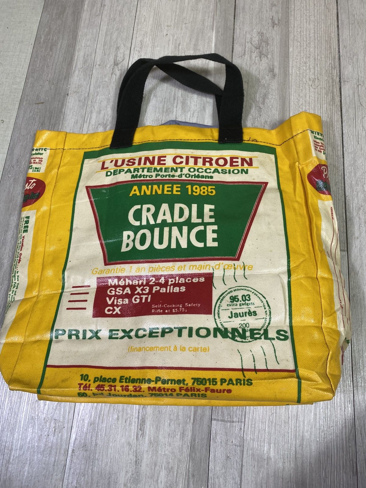 Vintage Tote bag citroen multicolour rare Size ONE SIZE - 4 Thumbnail