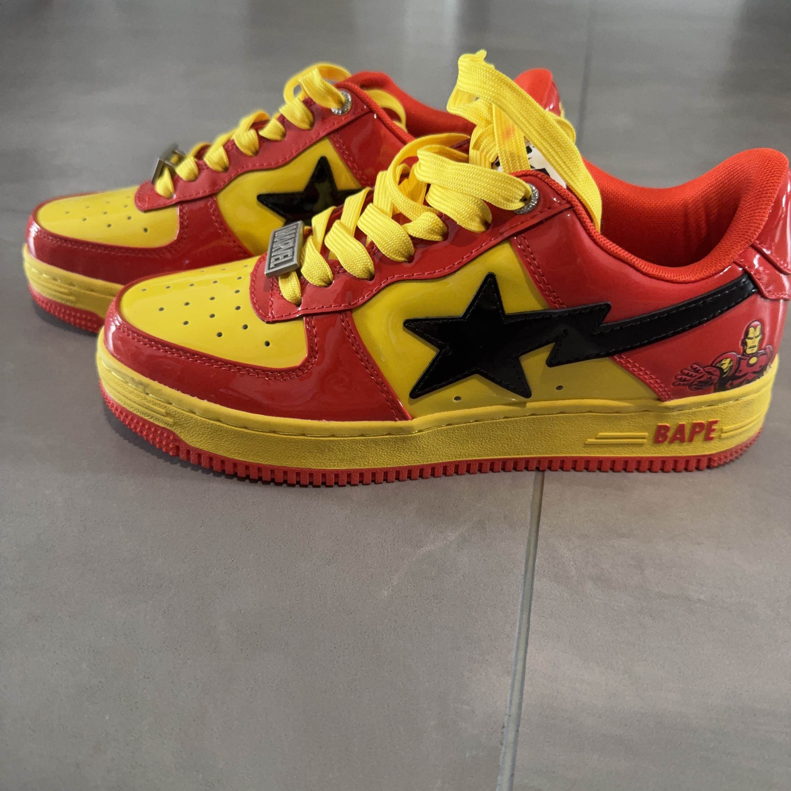 Bape A Bathing Ape x Marvel Iron Man Bape Sta Sneakers Size 7 Size US 7 / EU 40 - 1 Thumbnail