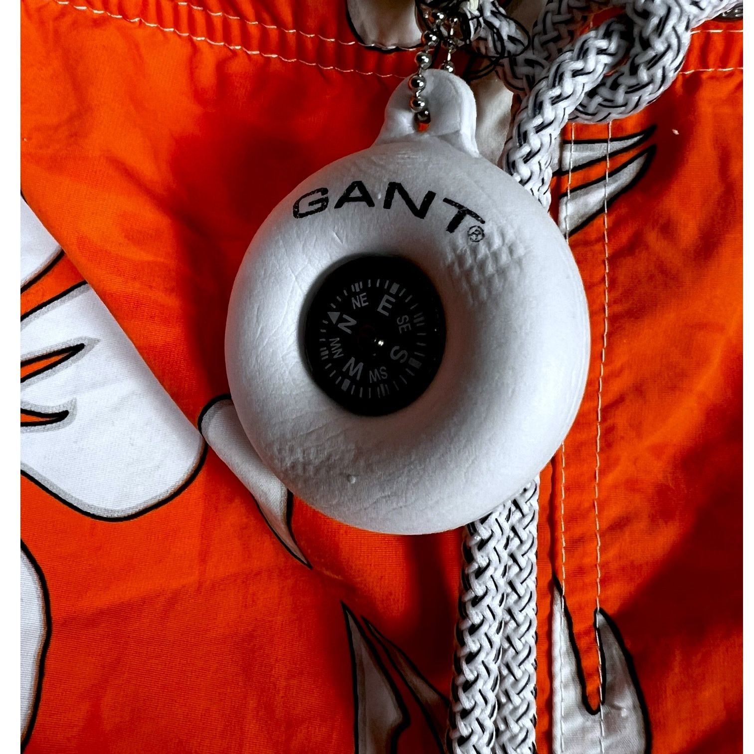 Gant Men's Gant Lined Hawaiian Swim Trunks + Compass Keychain - L Size US 36 / EU 52 - 5 Thumbnail