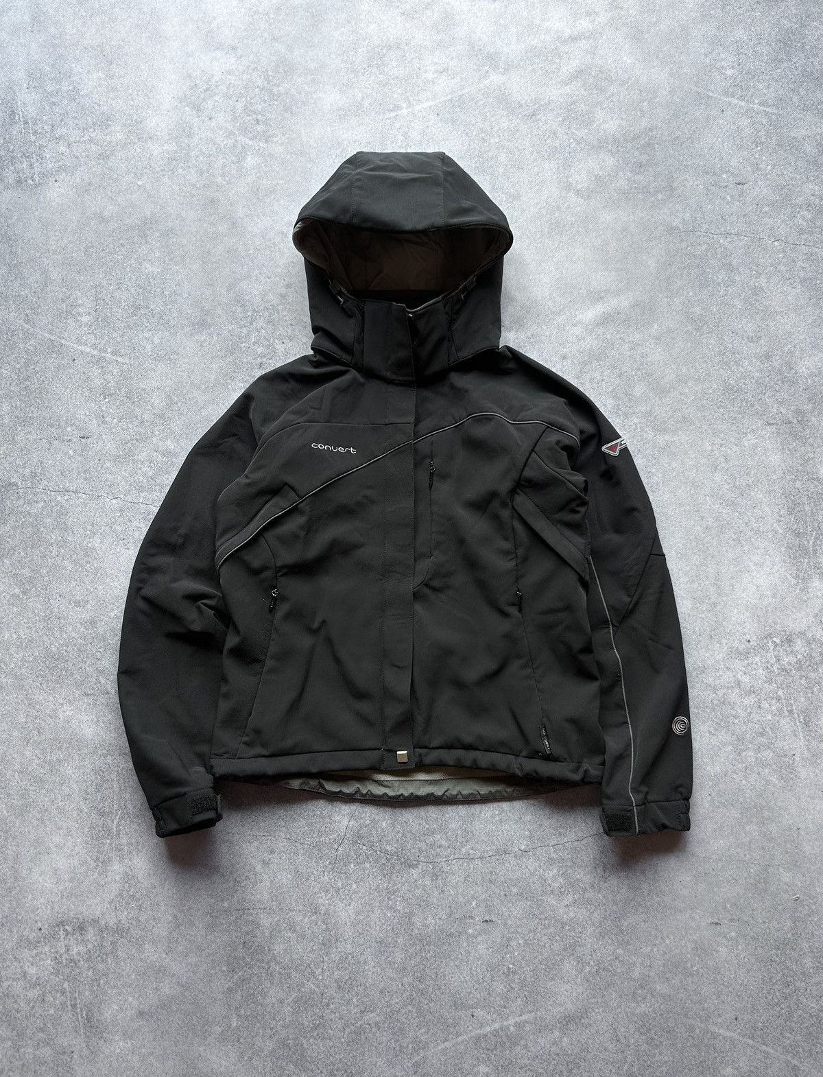 Vintage Columbia Convert gorpcore jacket black women’s