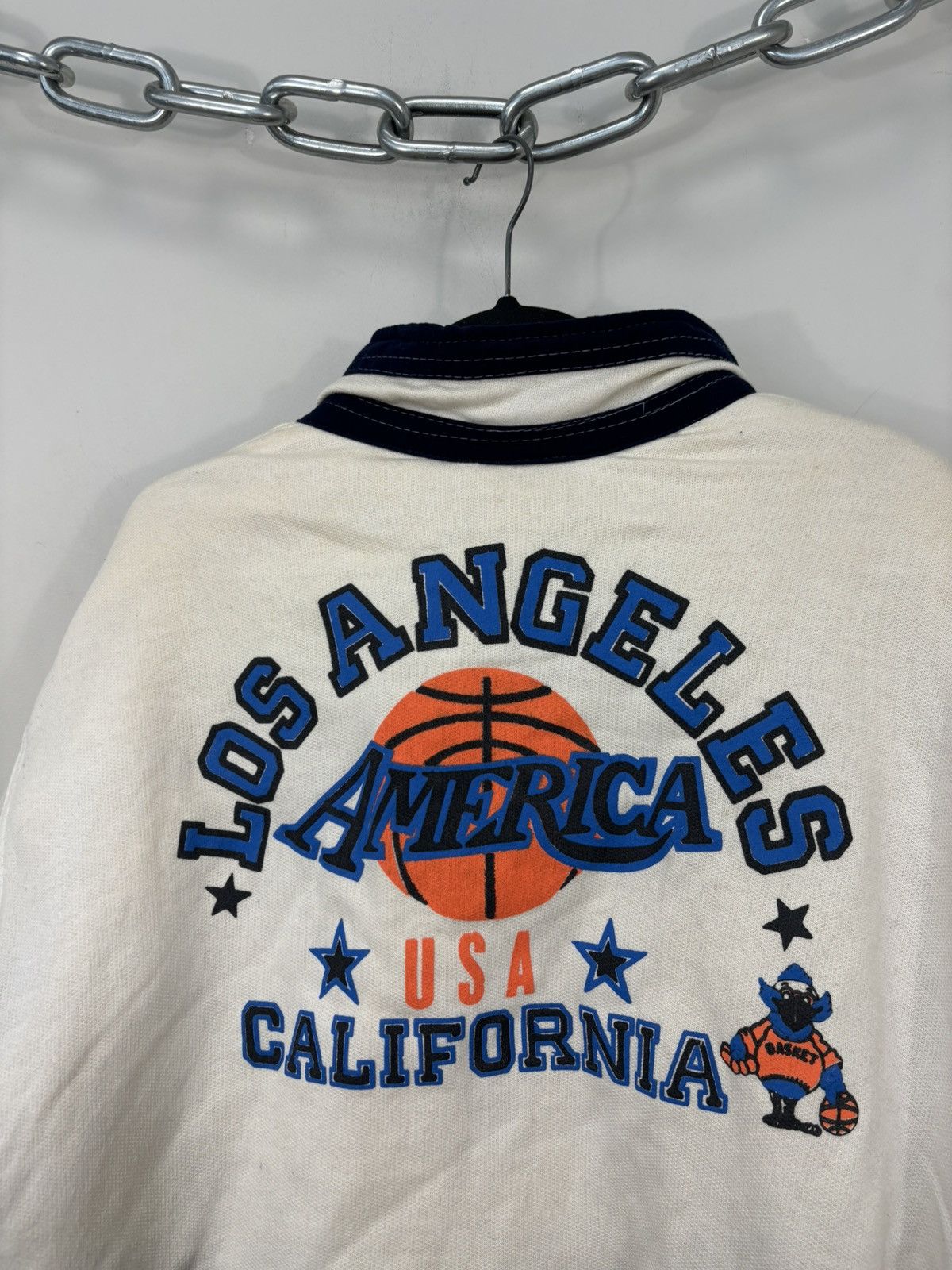 Vintage 90s Los Angeles USA Basketball Rare Bomber Jacket