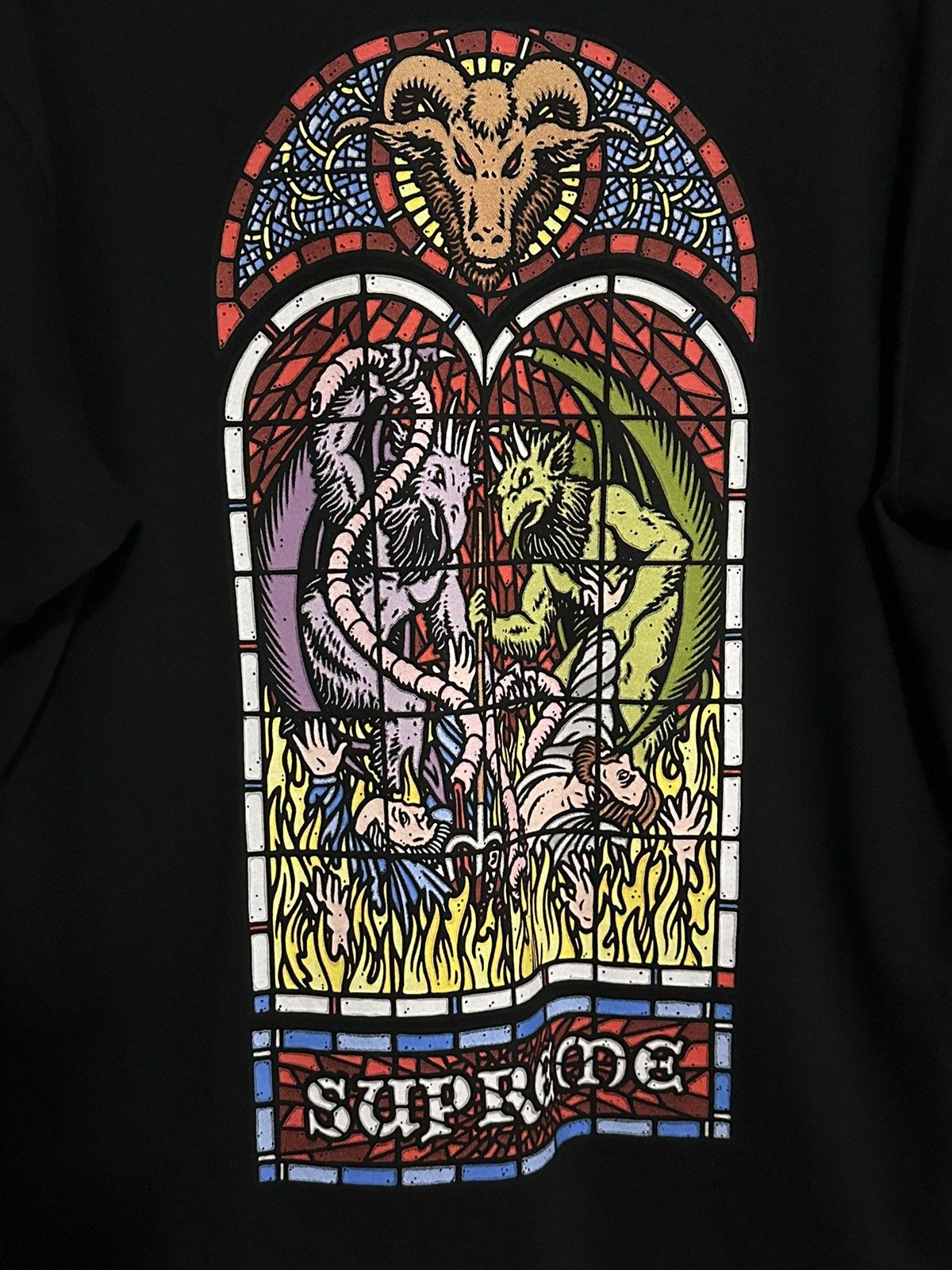 Supreme Supreme Worship Tee Size US L / EU 52-54 / 3 - 2 Thumbnail