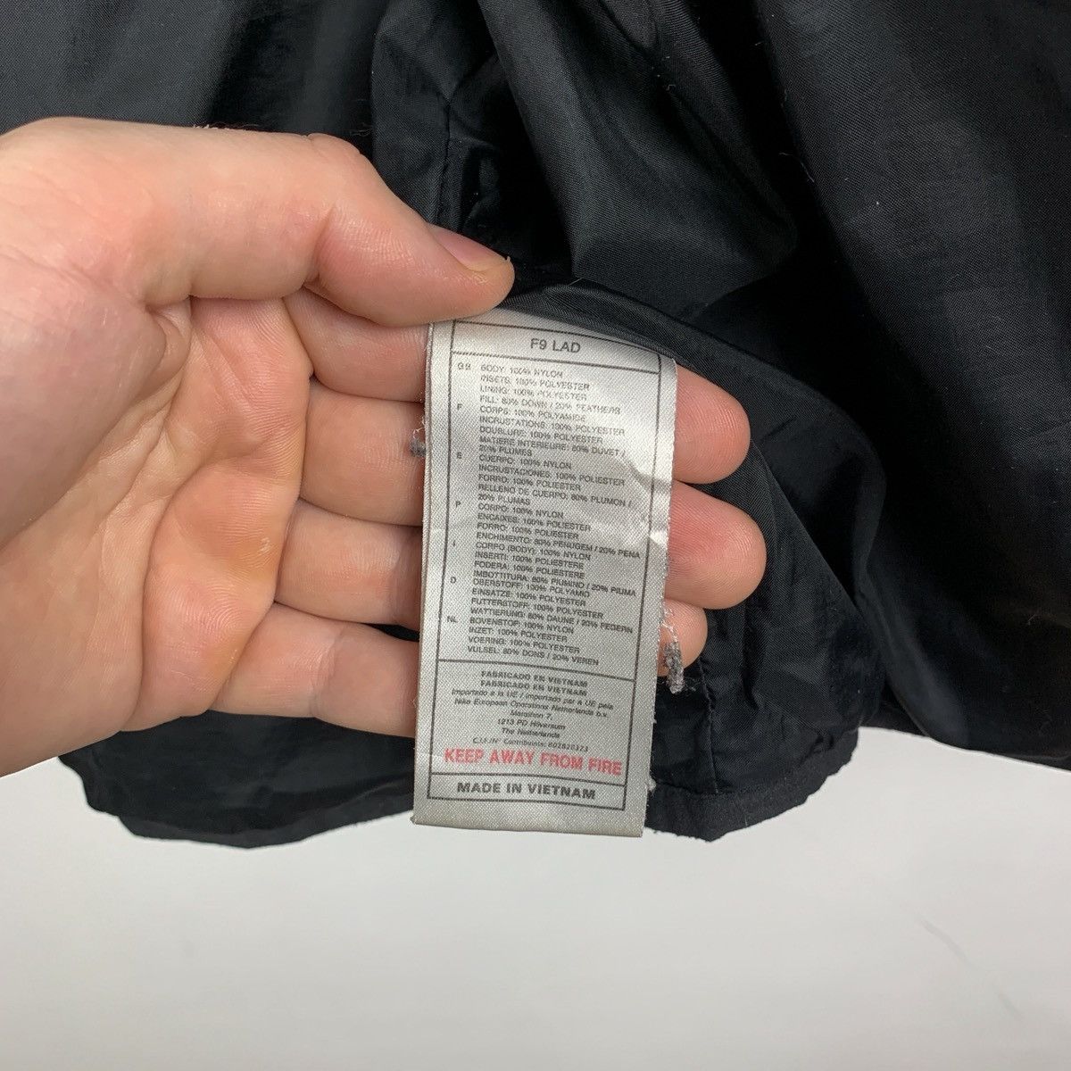 Vintage NIKE 90s VINTAGE DOWN PUFFER NYLON JACKET BIG SWOOSH DRILL Size US L / EU 52-54 / 3 - 13 Thumbnail