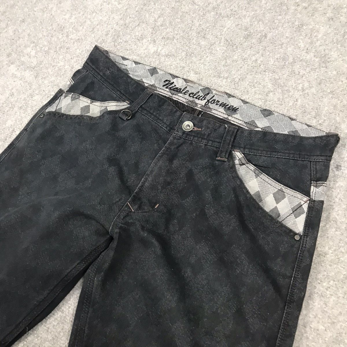 Japanese Brand × Vintage NICOLE CLUB FOR MEN JAPAN DOUBLE POCKET PANTS Size US 31 - 6 Thumbnail