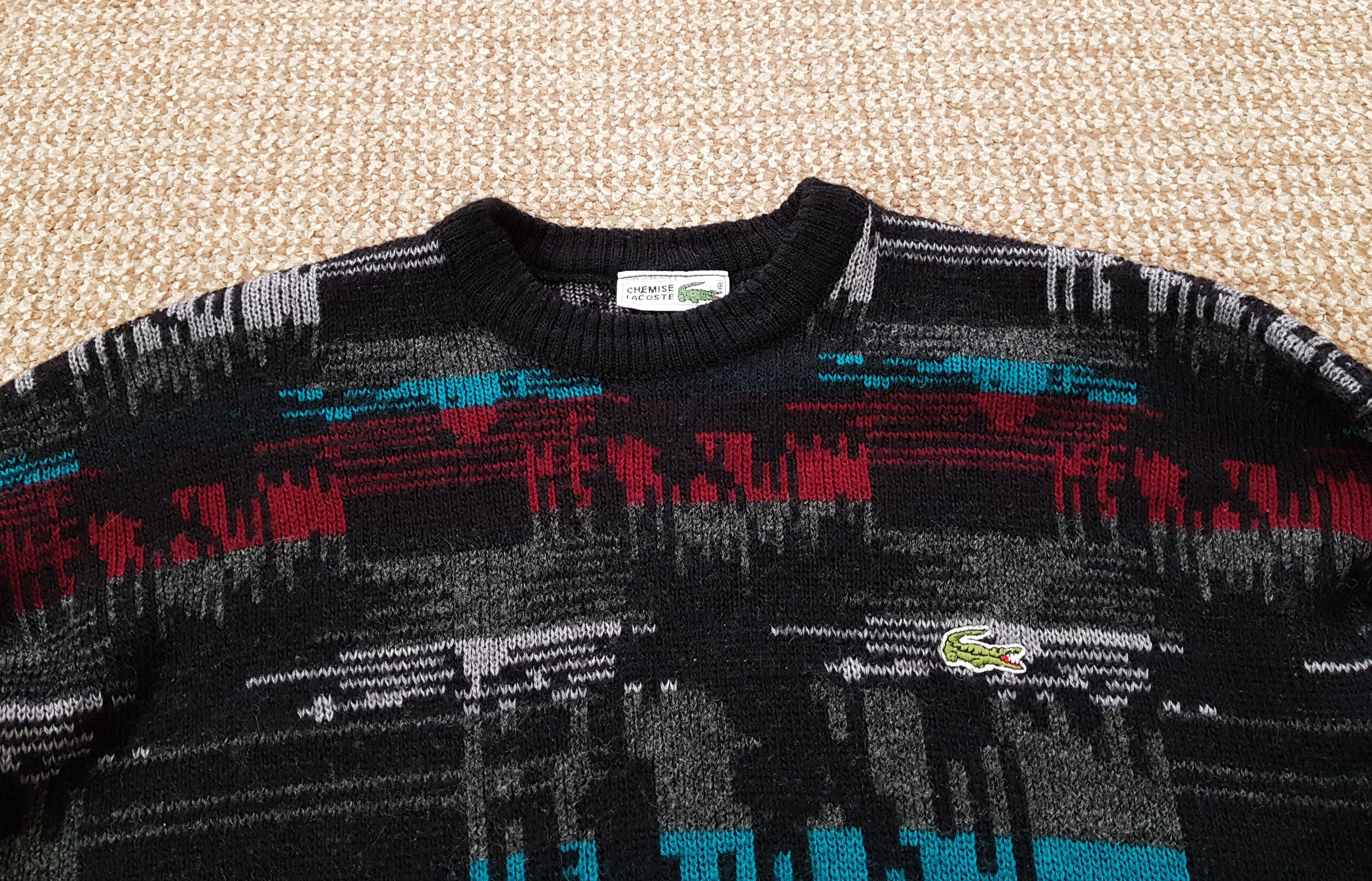 Lacoste Vintage y2k Lacoste Chemise Sweater made in France sz 5 Size US M / EU 48-50 / 2 - 5 Thumbnail
