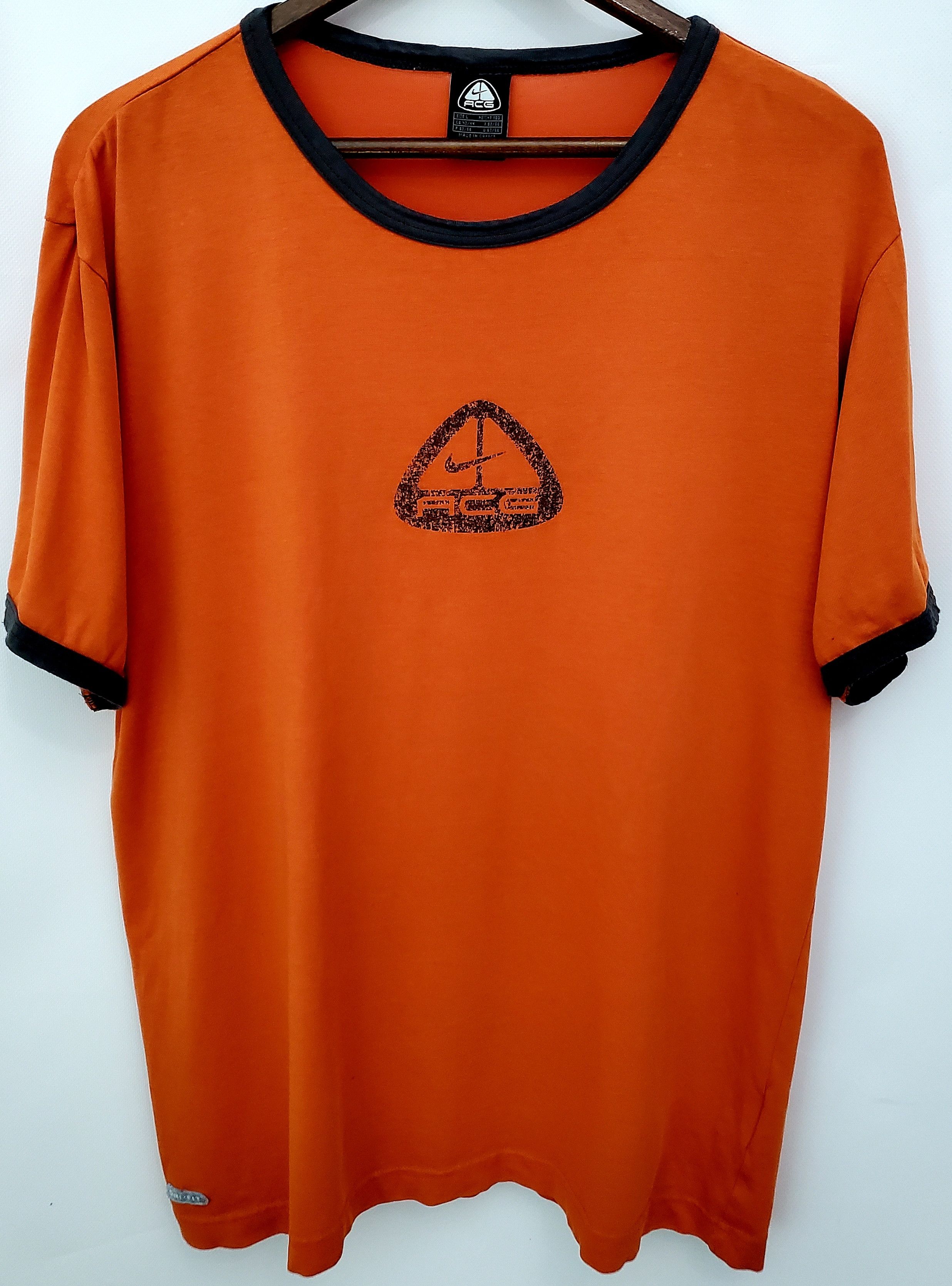 Nike × Nike ACG × Vintage Vintage Nike ACG Big Logo Orange Tshirt size L Size US L / EU 52-54 / 3 - 1 Thumbnail