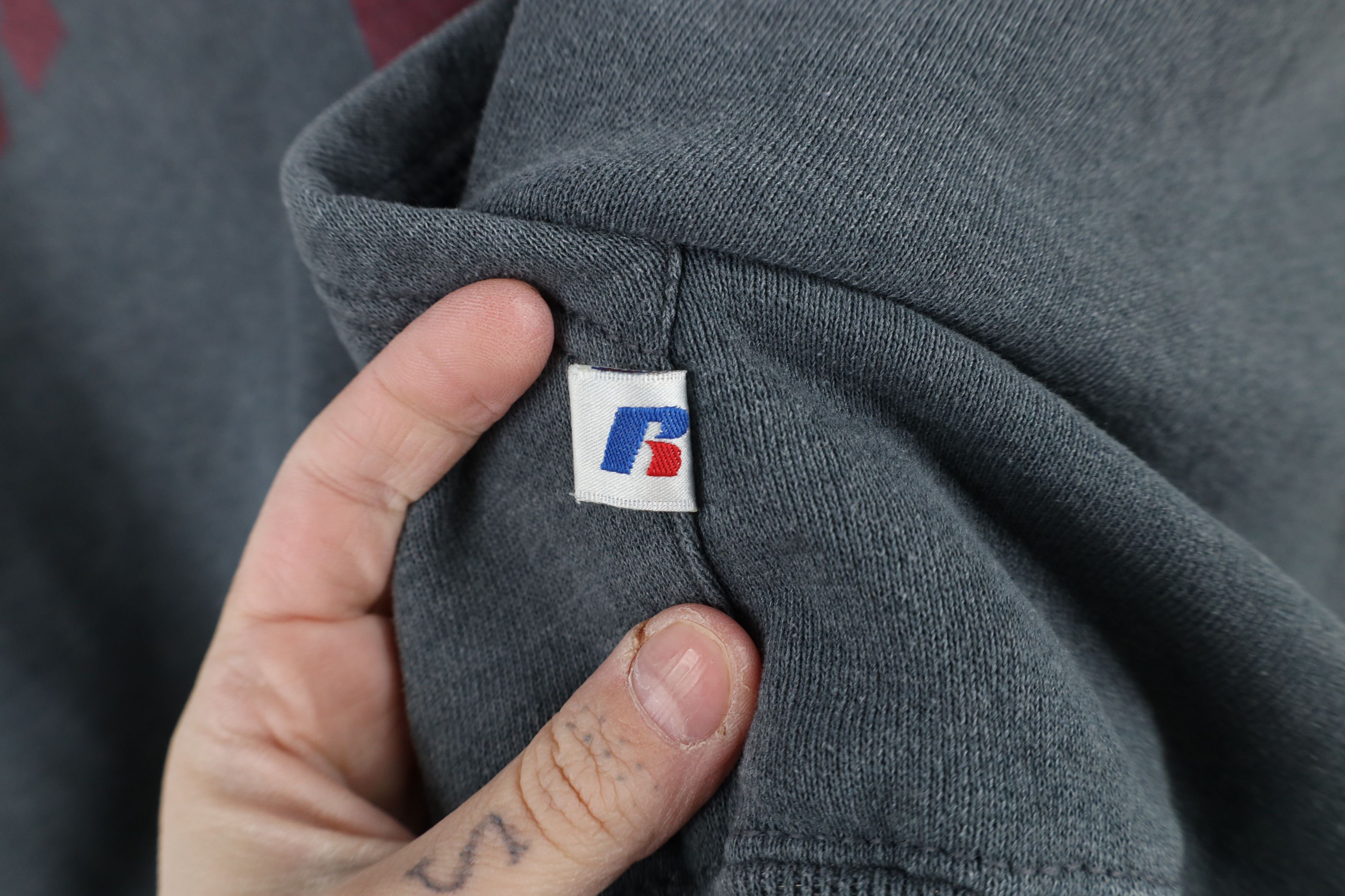 Russell Athletic × Vintage Vintage 90s Russell Athletic Oklahoma University Hoodie Size US XXL / EU 58 / 5 - 8 Thumbnail