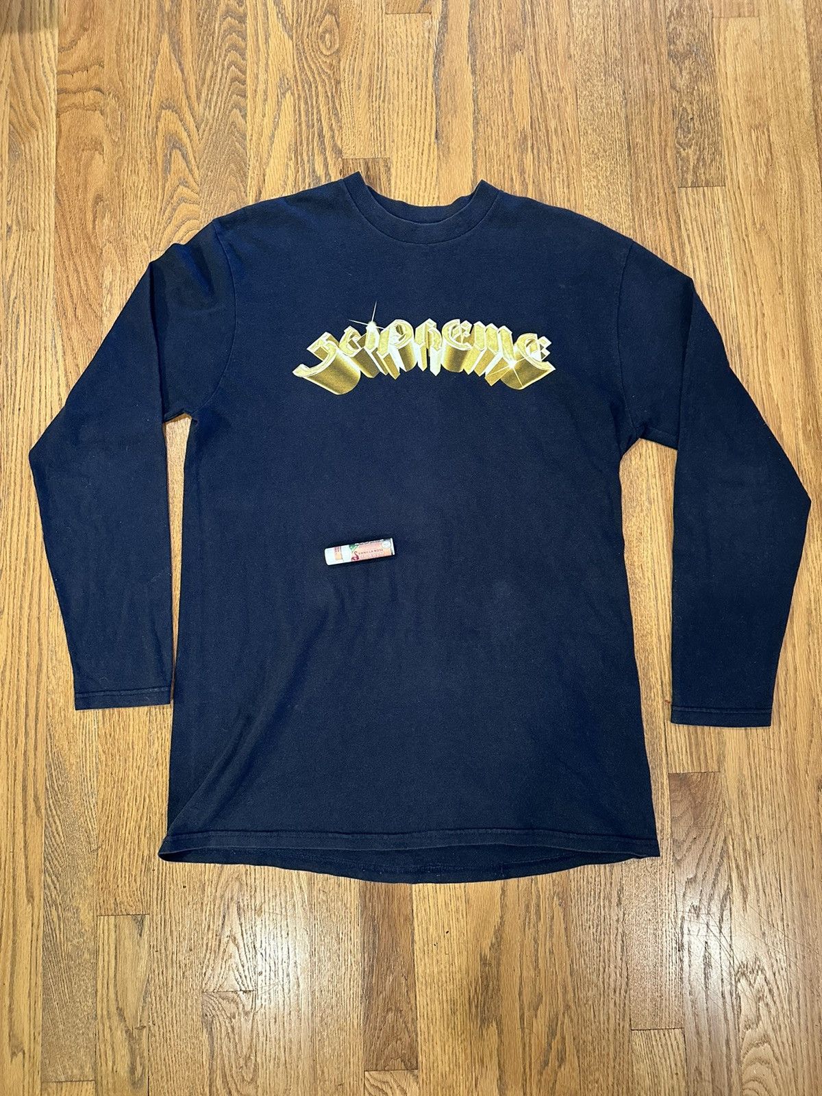 Supreme Gold Logo L/S, 2001 Size US L / EU 52-54 / 3 - 6 Thumbnail