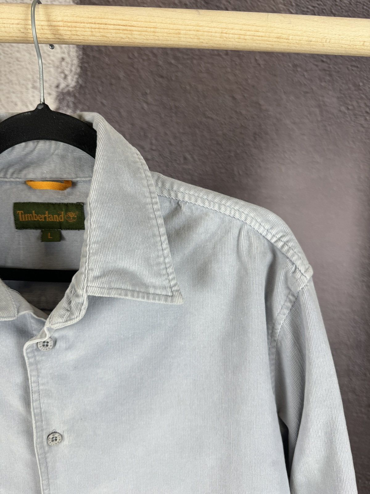 Timberland Timberland vintage 90s heavy corduroy blue grey shirt Size US L / EU 52-54 / 3 - 4 Thumbnail