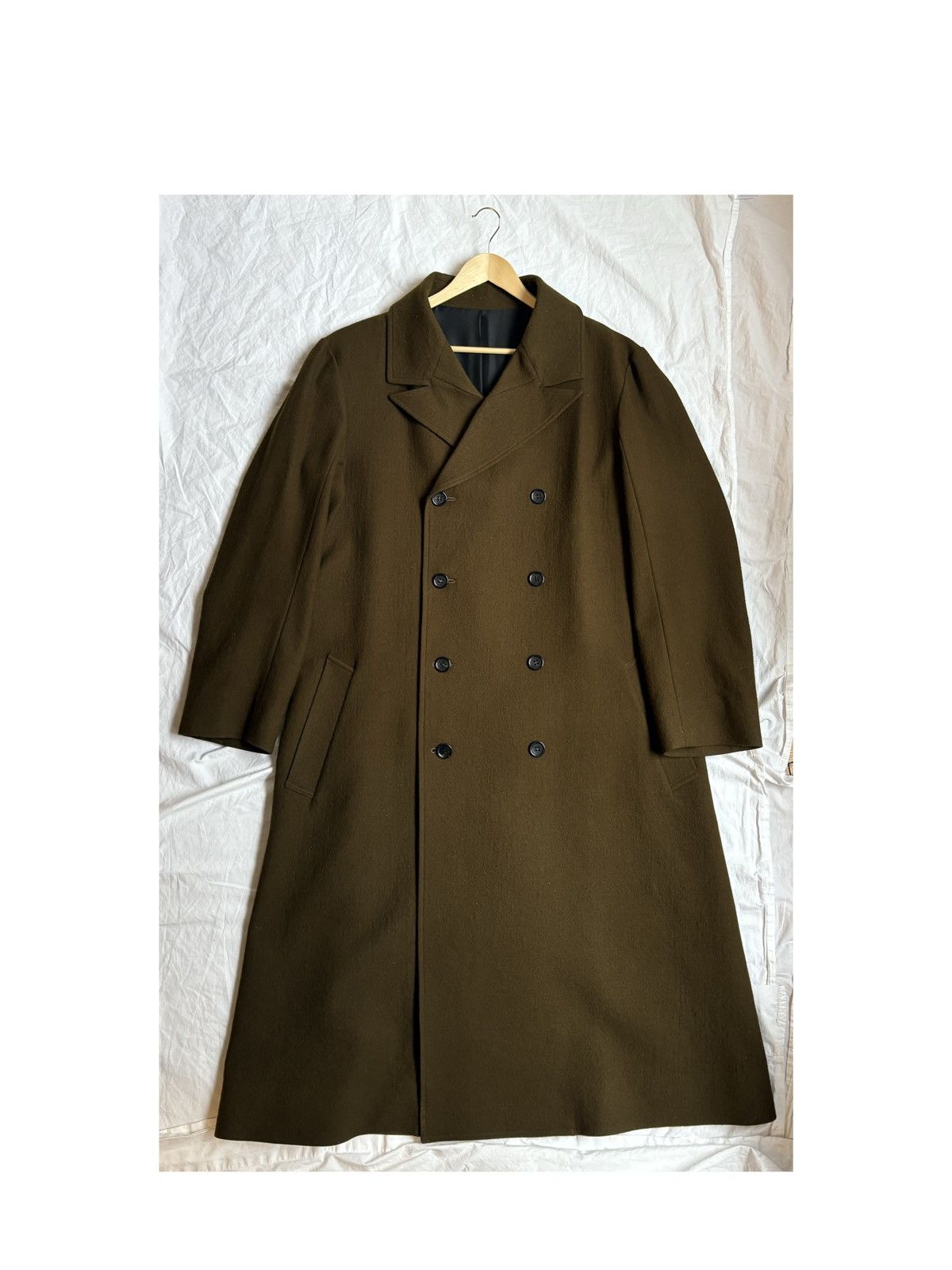 Christopher Nemeth Double Breasted Wool Coat Size US L / EU 52-54 / 3 - 1 Thumbnail