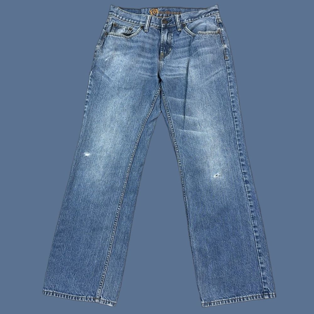 Denime VINTAGE Bullhead Jeans Mens 29x30 29x29 Medium Wash Denim Straight Skate Y2K Size US 29 - 1 Thumbnail