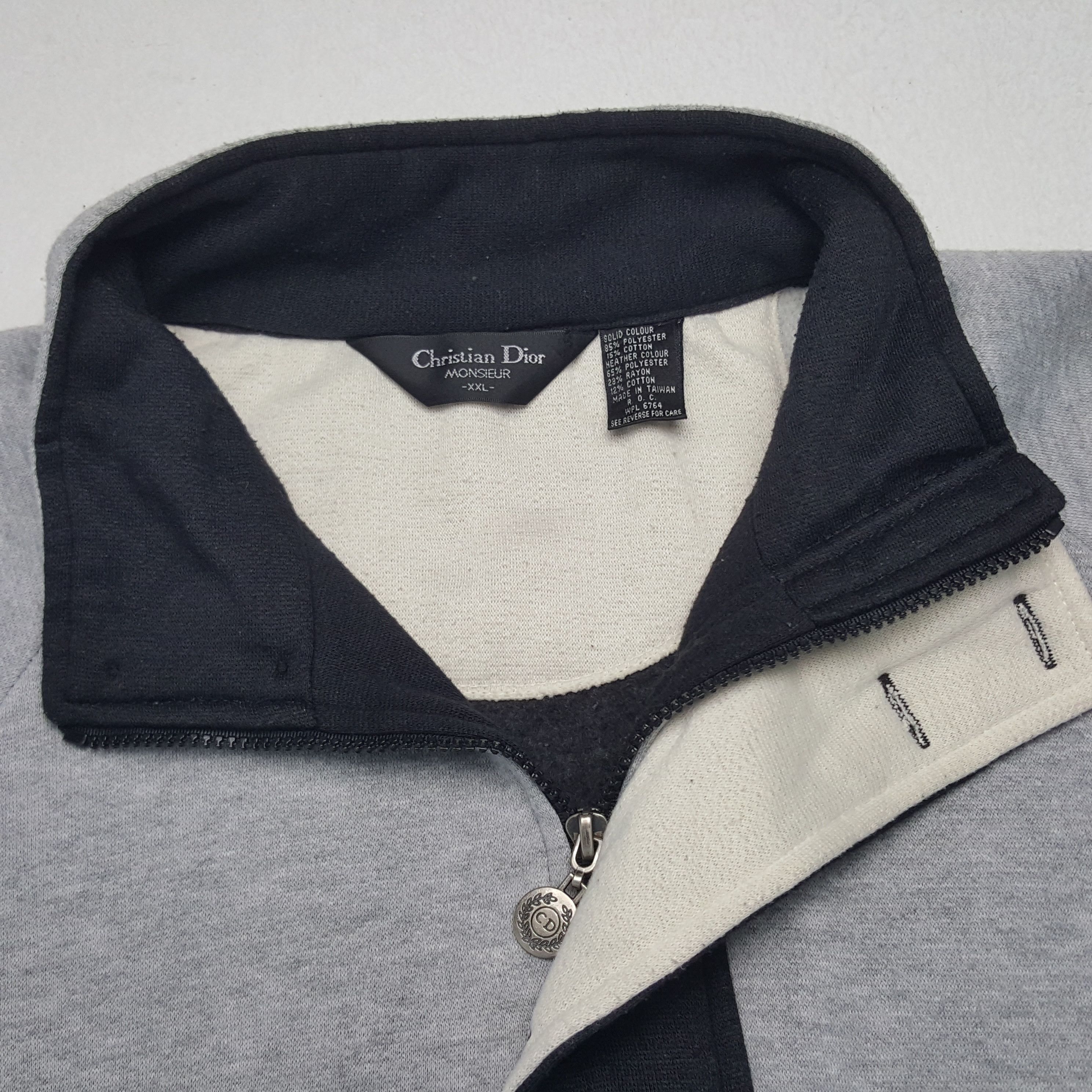 Christian Dior Monsieur × Vintage Vintage Christian Dior Custom Art Logo Bomber Style Jacket Size US XXL / EU 58 / 5 - 5 Thumbnail