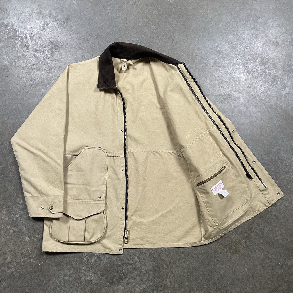Filson × Vintage Vintage C.C. Filson Waterfowl Field Jacket Beige Outdoors Size US L / EU 52-54 / 3 - 6 Thumbnail