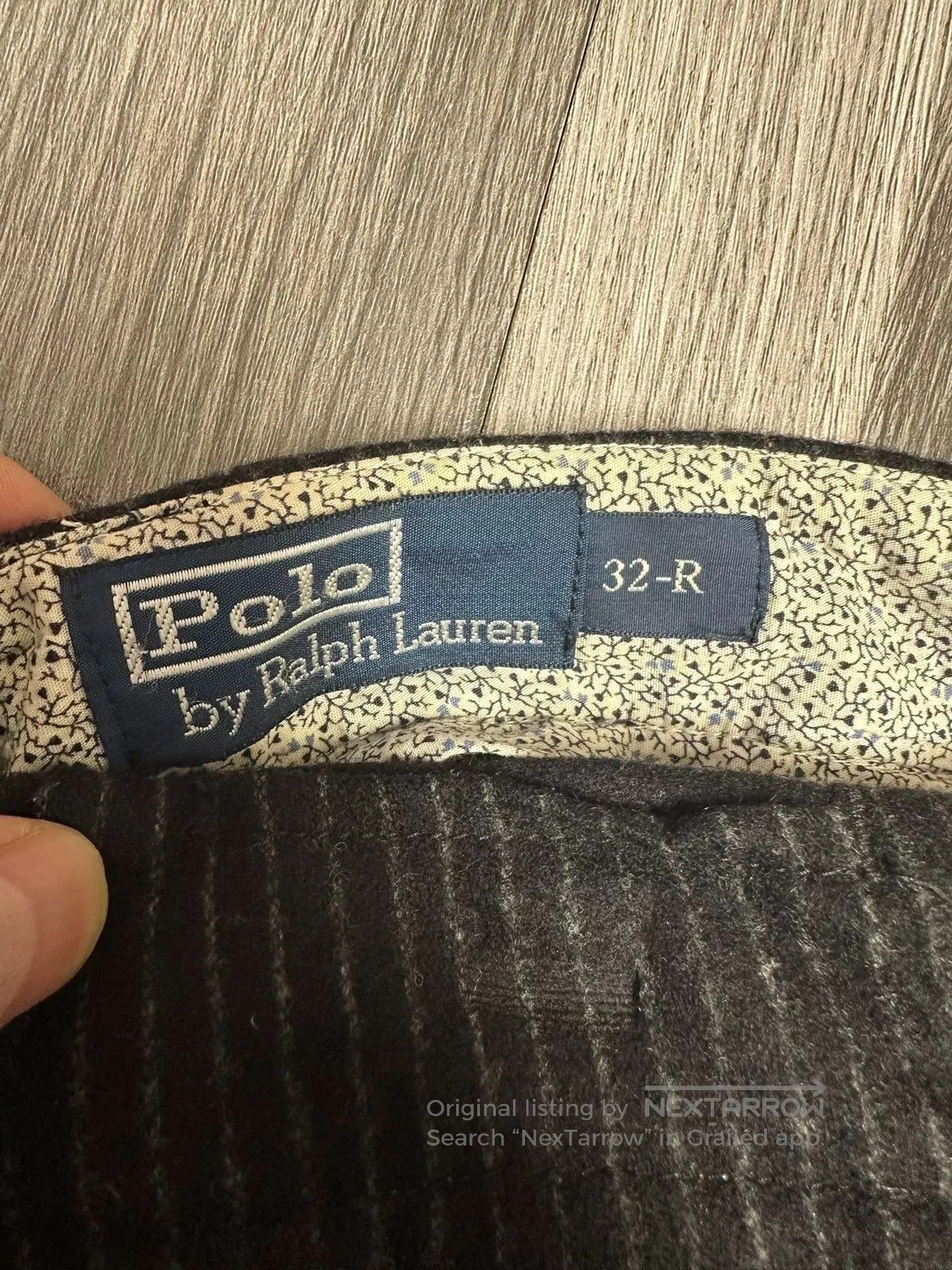 Polo Ralph Lauren Polo Ralph Lauren Black Striped Trousers. Size US 32 / EU 48 - 2 Thumbnail
