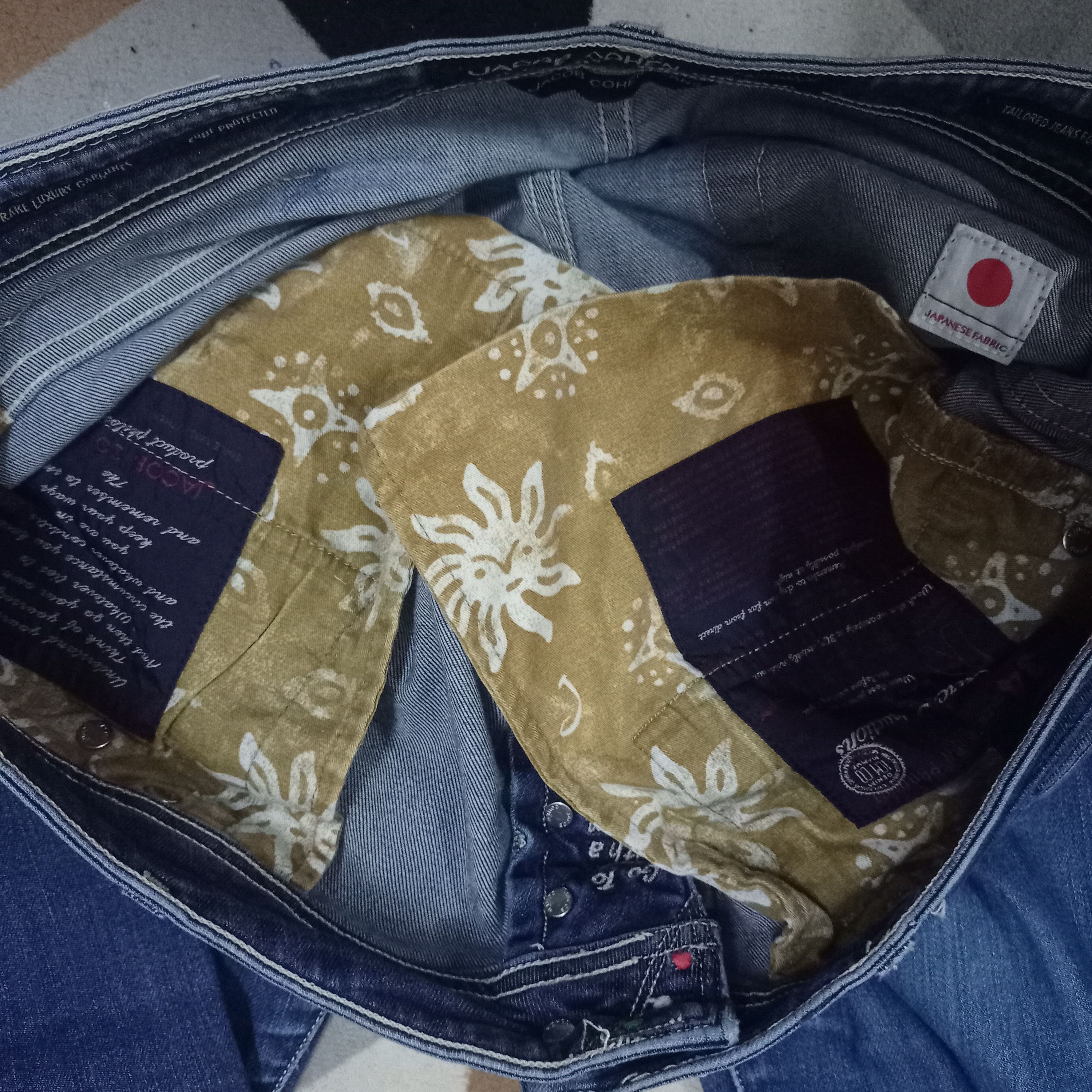 Jacob Cohen Vintage Jacob Cohen 622 Blue Wash Distressed Jeans Size US 36 / EU 52 - 8 Thumbnail