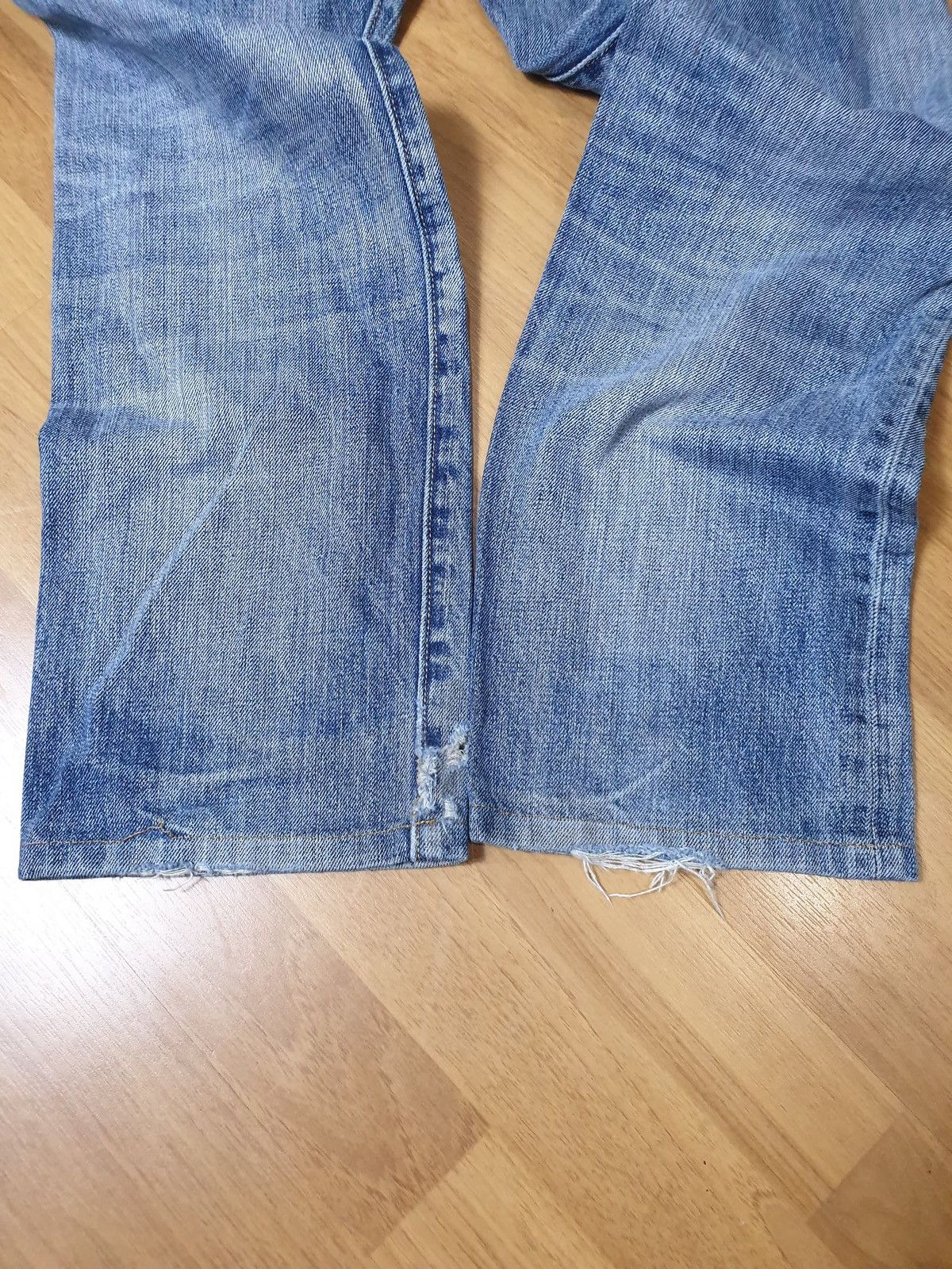 Levi's Levis 501 Big E Distressed Grunge Rock Distressed Jeans Size US 30 / EU 46 - 8 Thumbnail