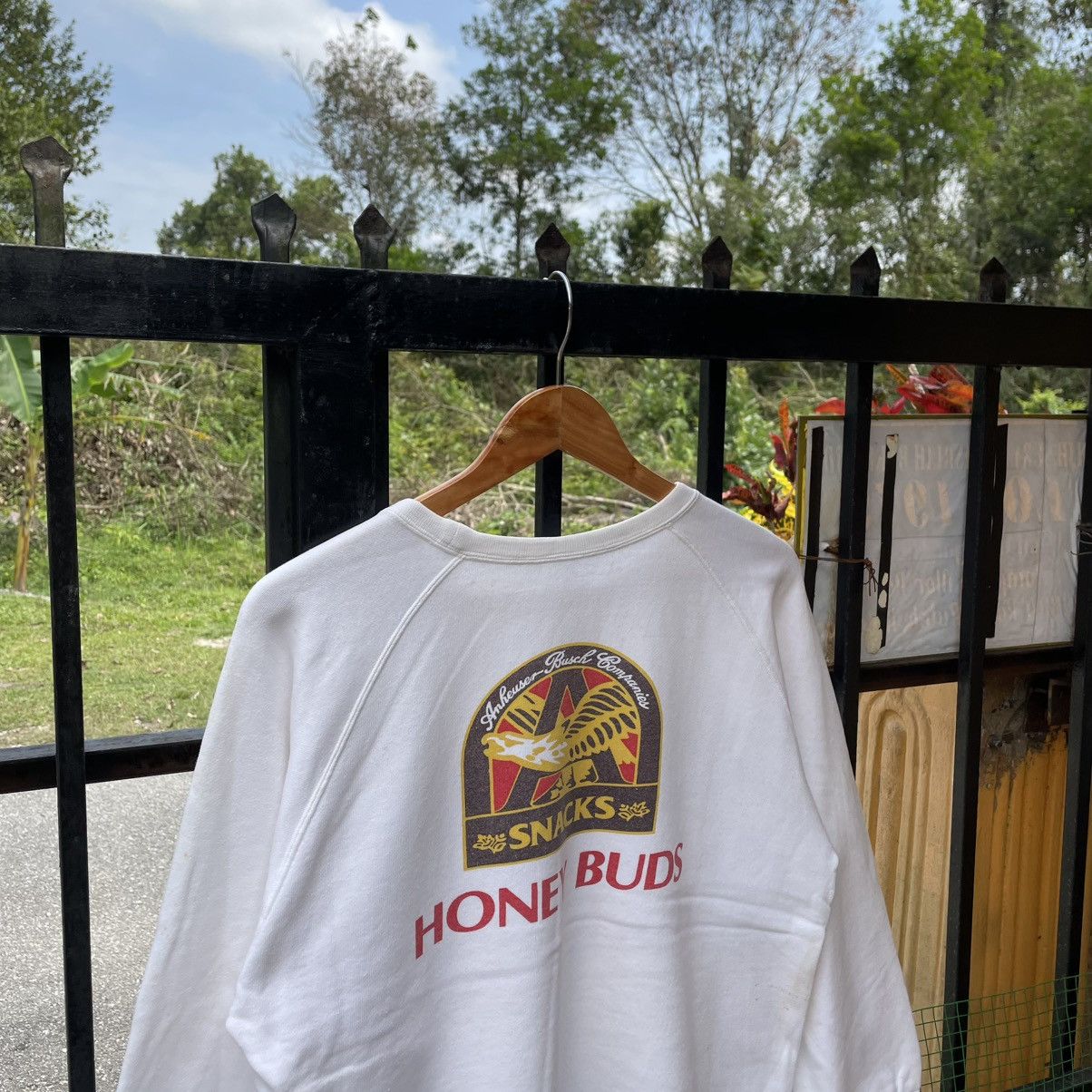 Budweiser 🔥Vintage Budweiser Big Logo Honey Buds Boxy Sweatshirts Size US M / EU 48-50 / 2 - 2 Thumbnail