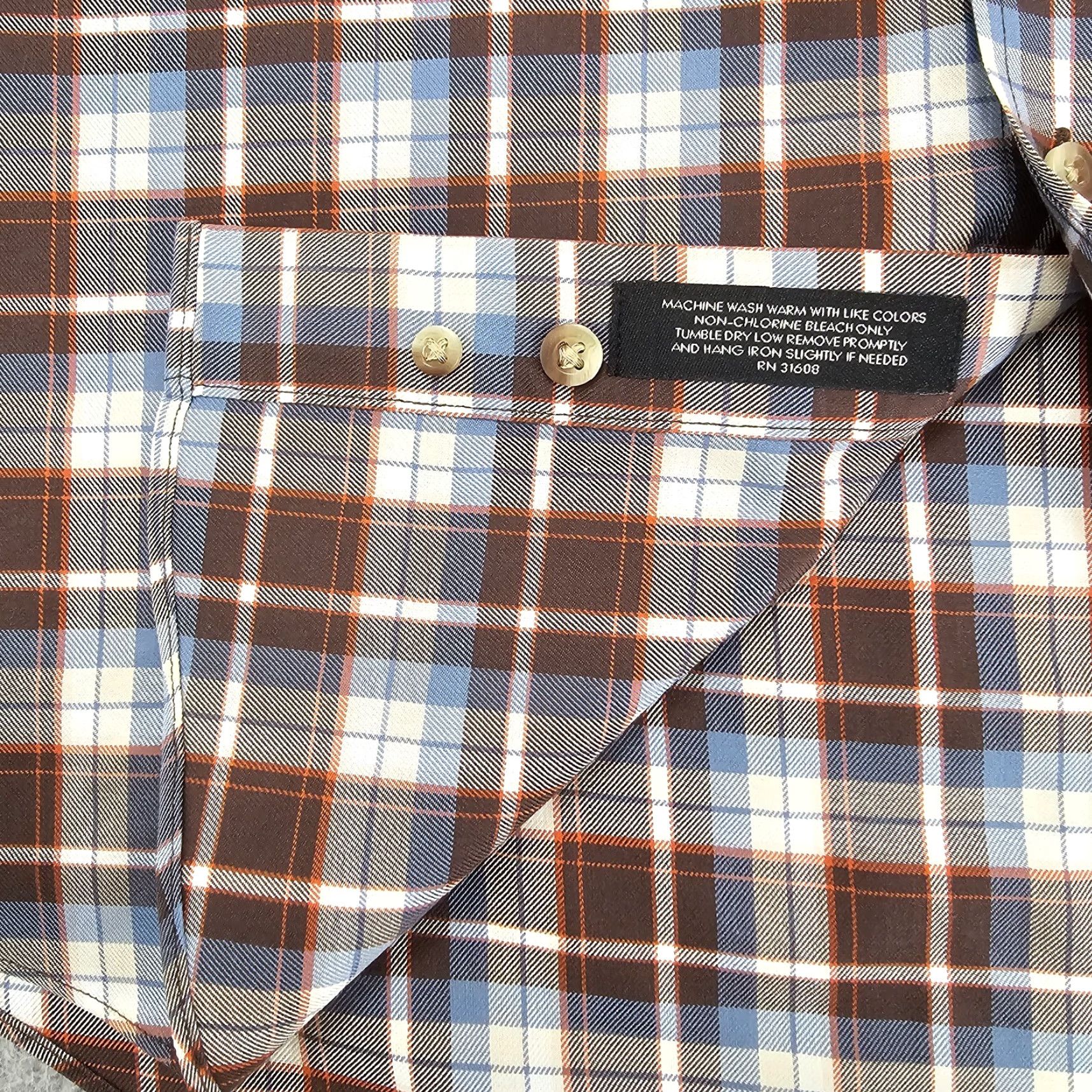 Jos. A. Bank Jos. A. Bank Shirt Mens L Brown Plaid Traveler Woven Cotton Long Sleeve Button-Up Casual Workwear 90s? Size US L / EU 52-54 / 3 - 5 Thumbnail